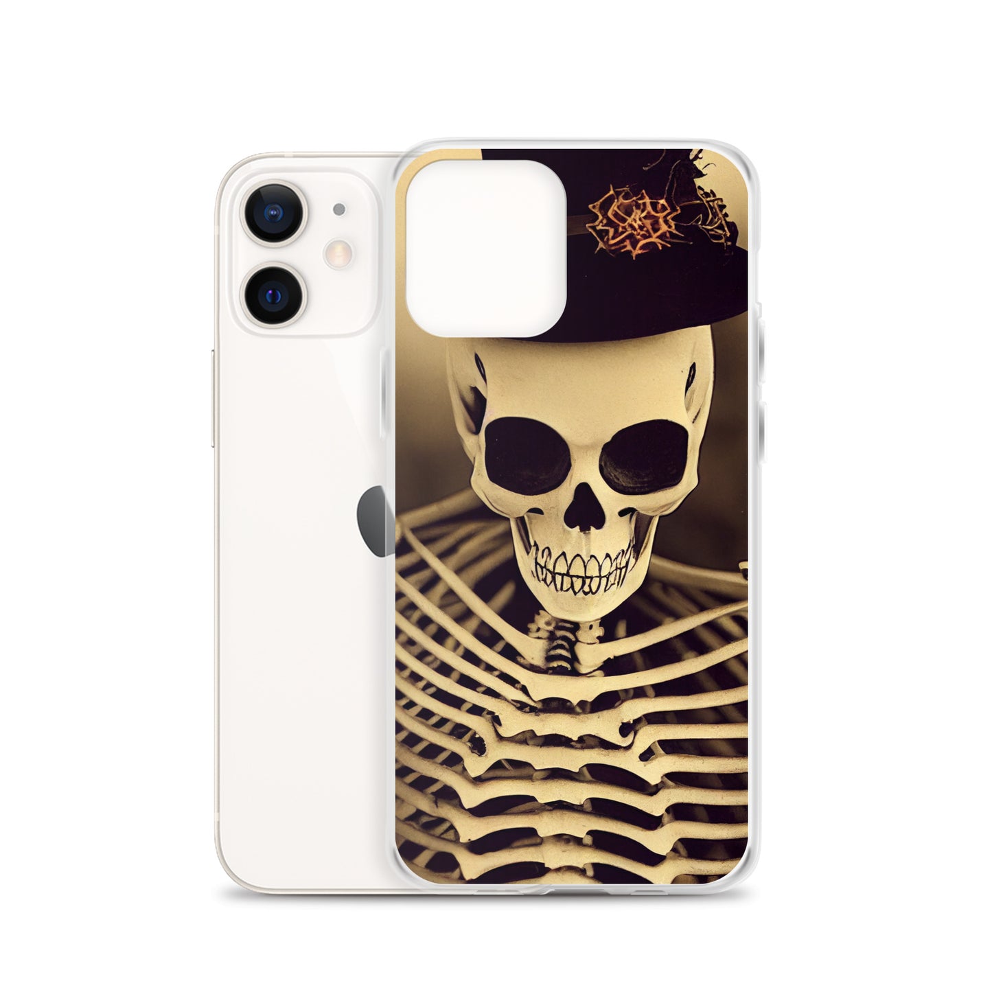 iPhone Case - Halloween Skeleton in a Hat