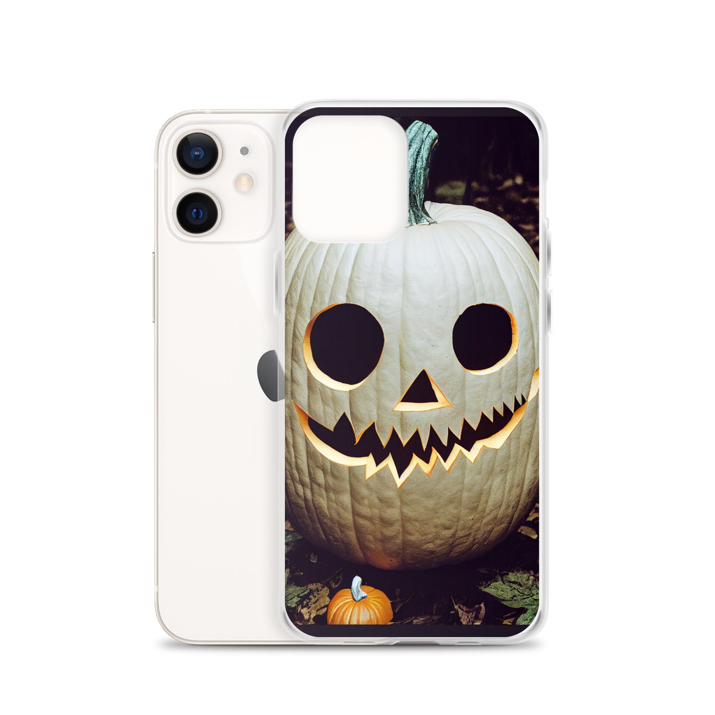 iPhone Case - Halloween White Jack-o-Lantern