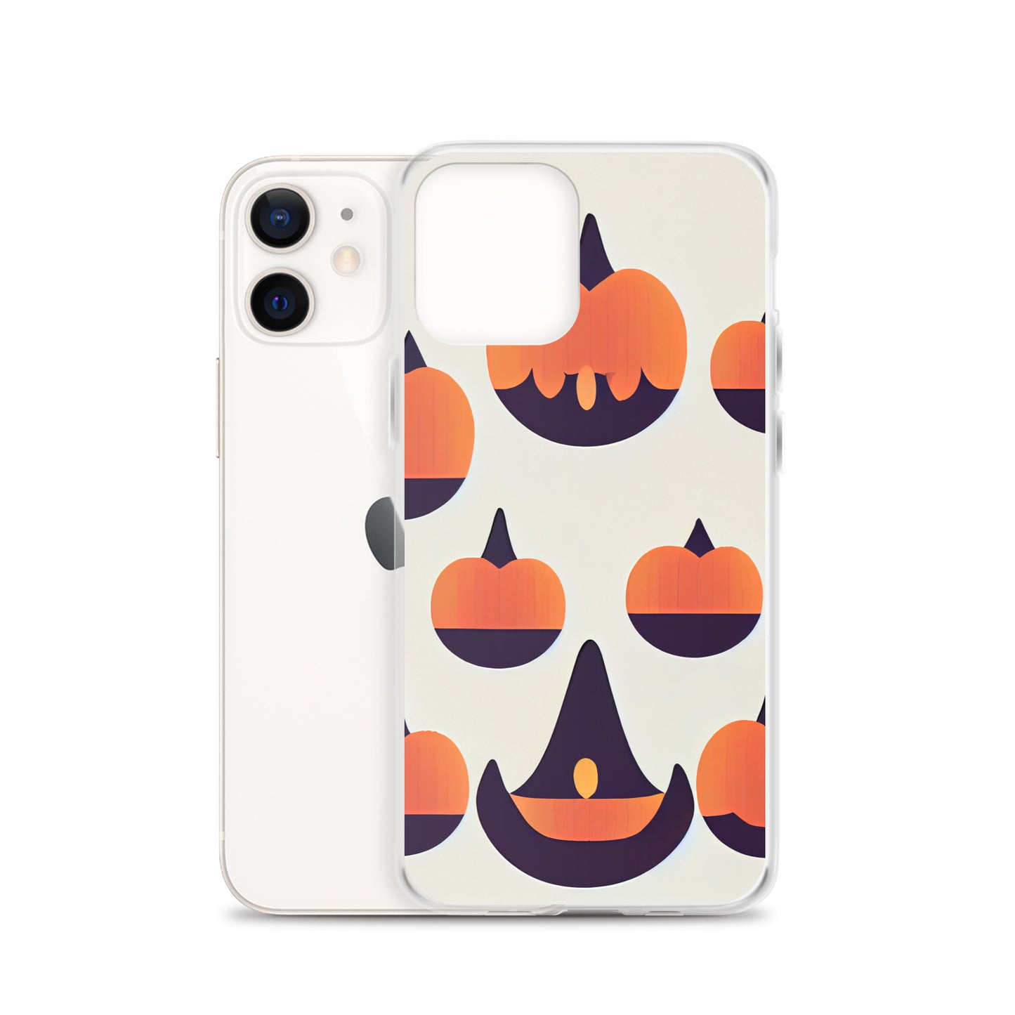 iPhone Case - Halloween Pumpkins and Witch Hats