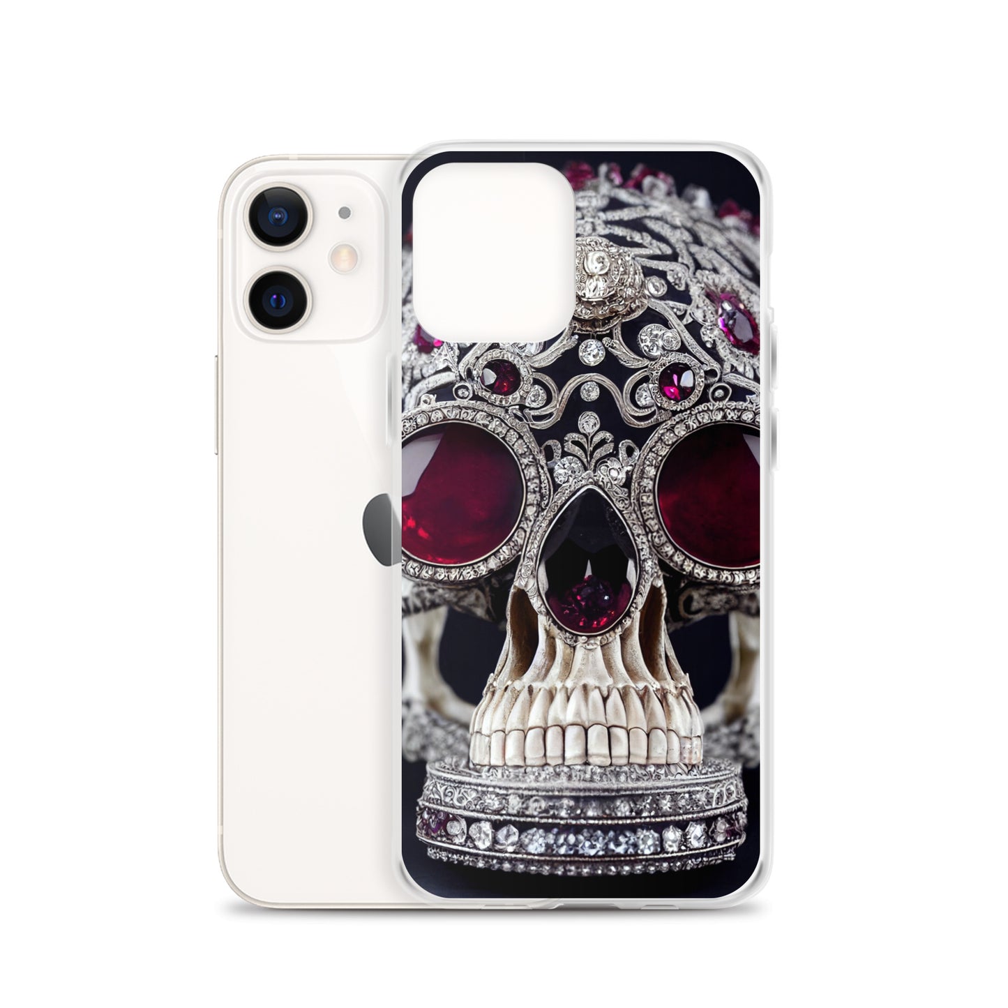iPhone Case - Diamond and Ruby Skull