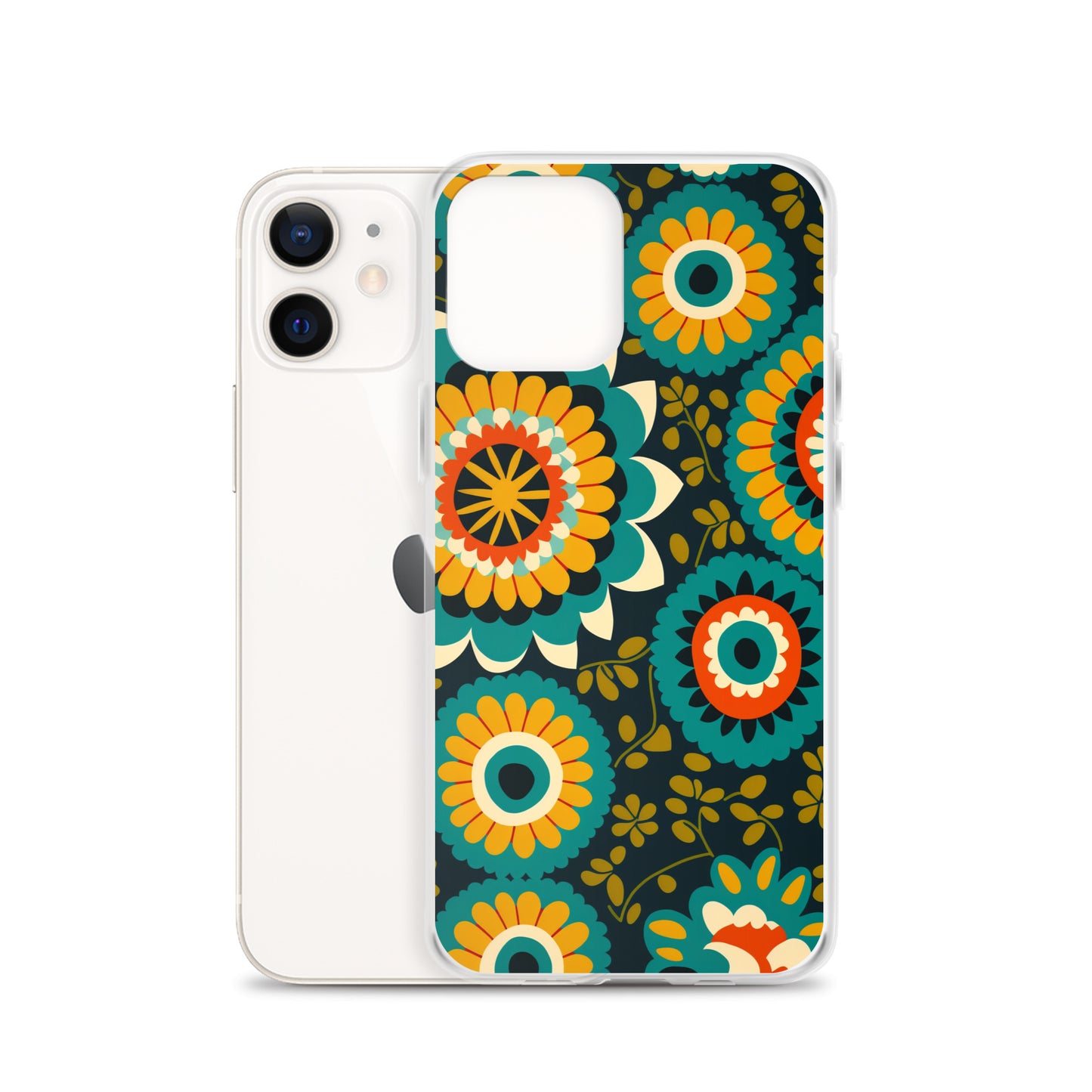 iPhone Case - Hints of Olive Floral Pattern