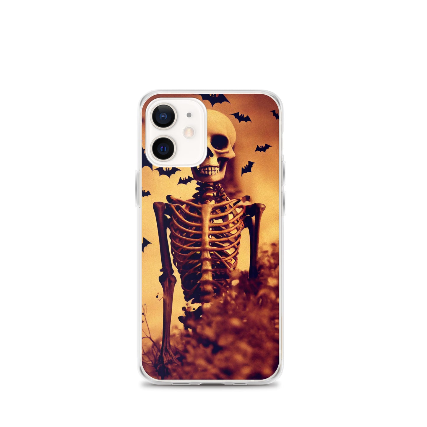 iPhone Case - Halloween Skeleton and Bats