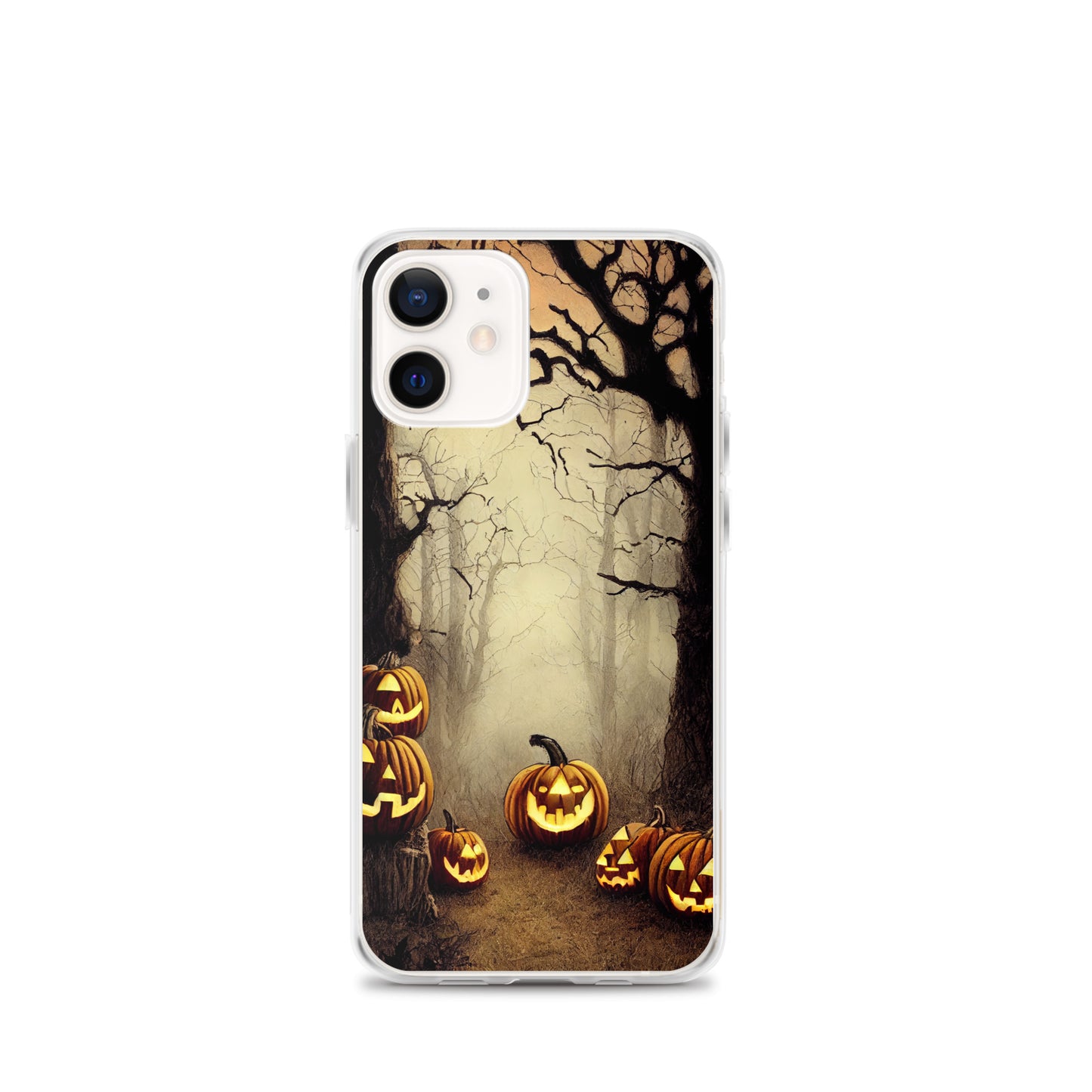 iPhone Case - Halloween Misty Forest Pumpkins