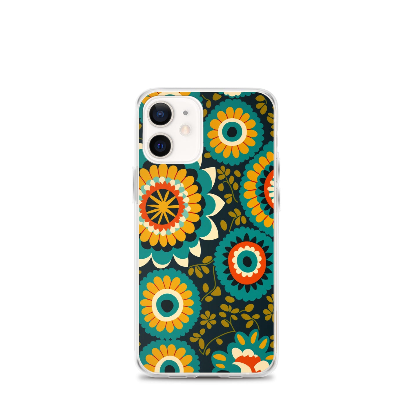 iPhone Case - Hints of Olive Floral Pattern