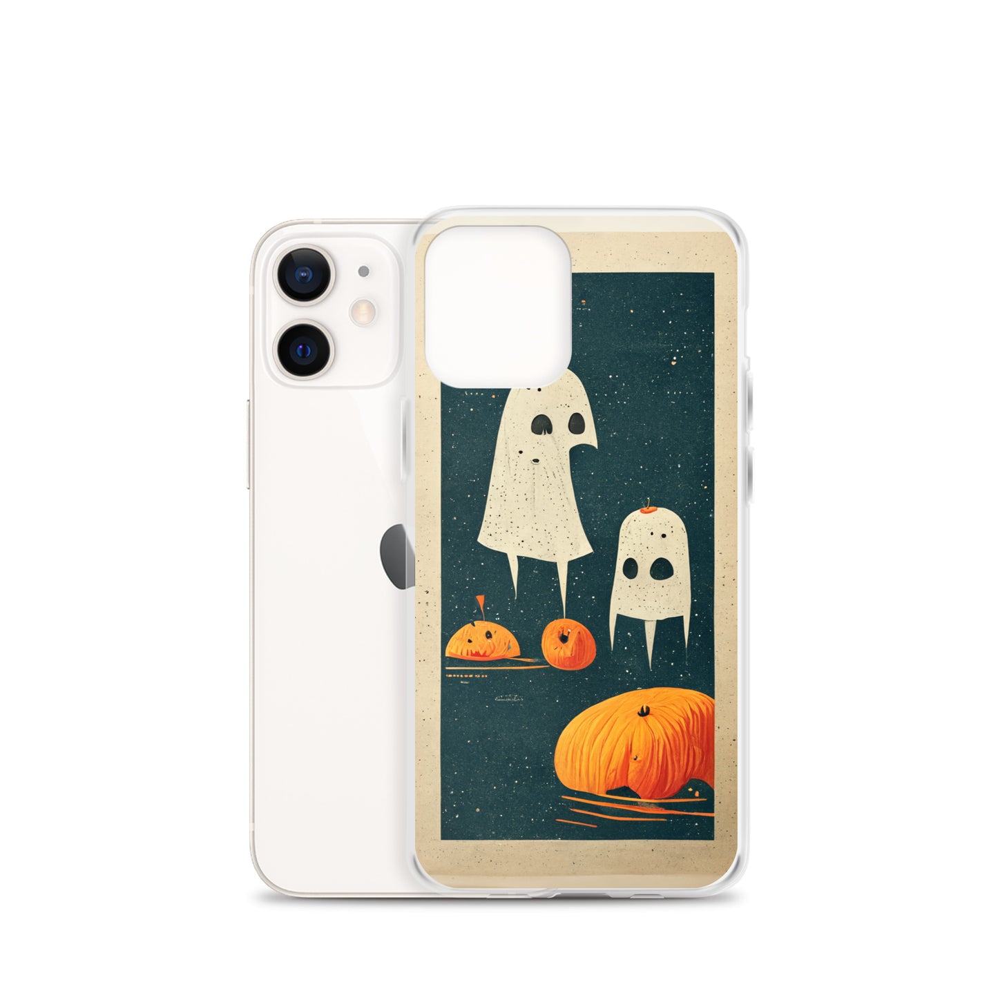 iPhone Case - Halloween Ghosts and Pumpkins