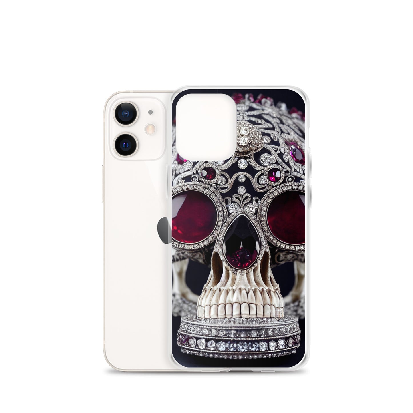 iPhone Case - Diamond and Ruby Skull