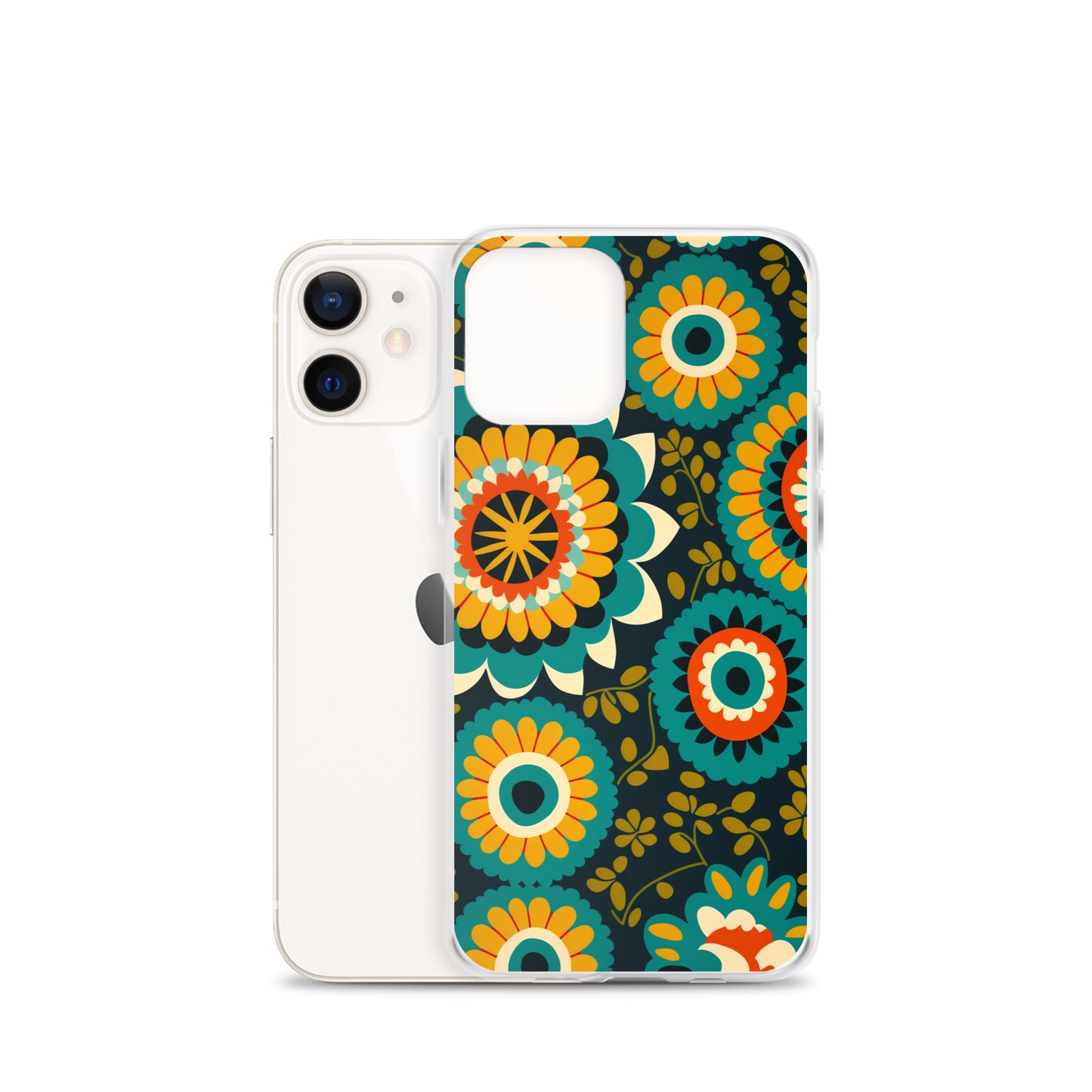 iPhone Case - Hints of Olive Floral Pattern