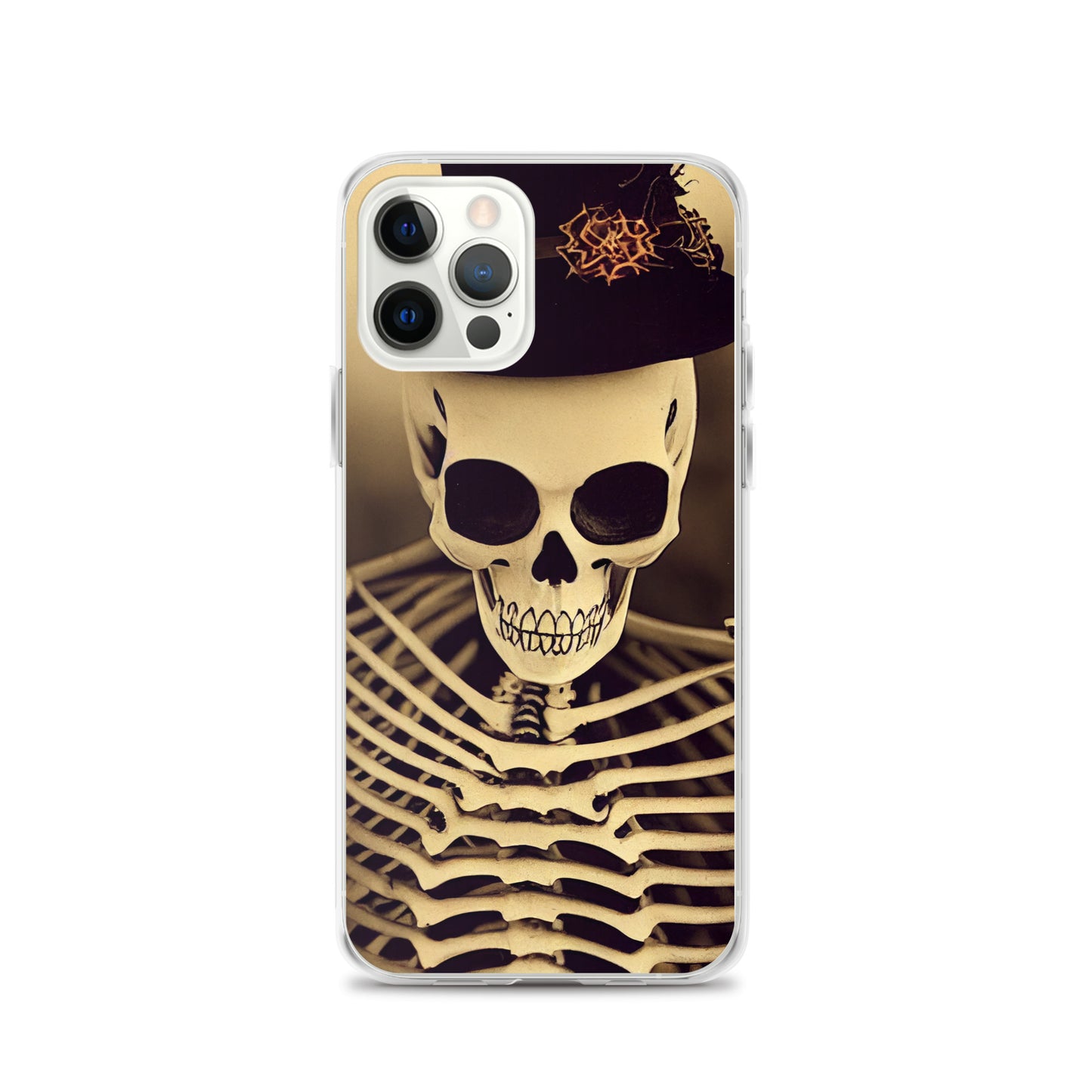 iPhone Case - Halloween Skeleton in a Hat