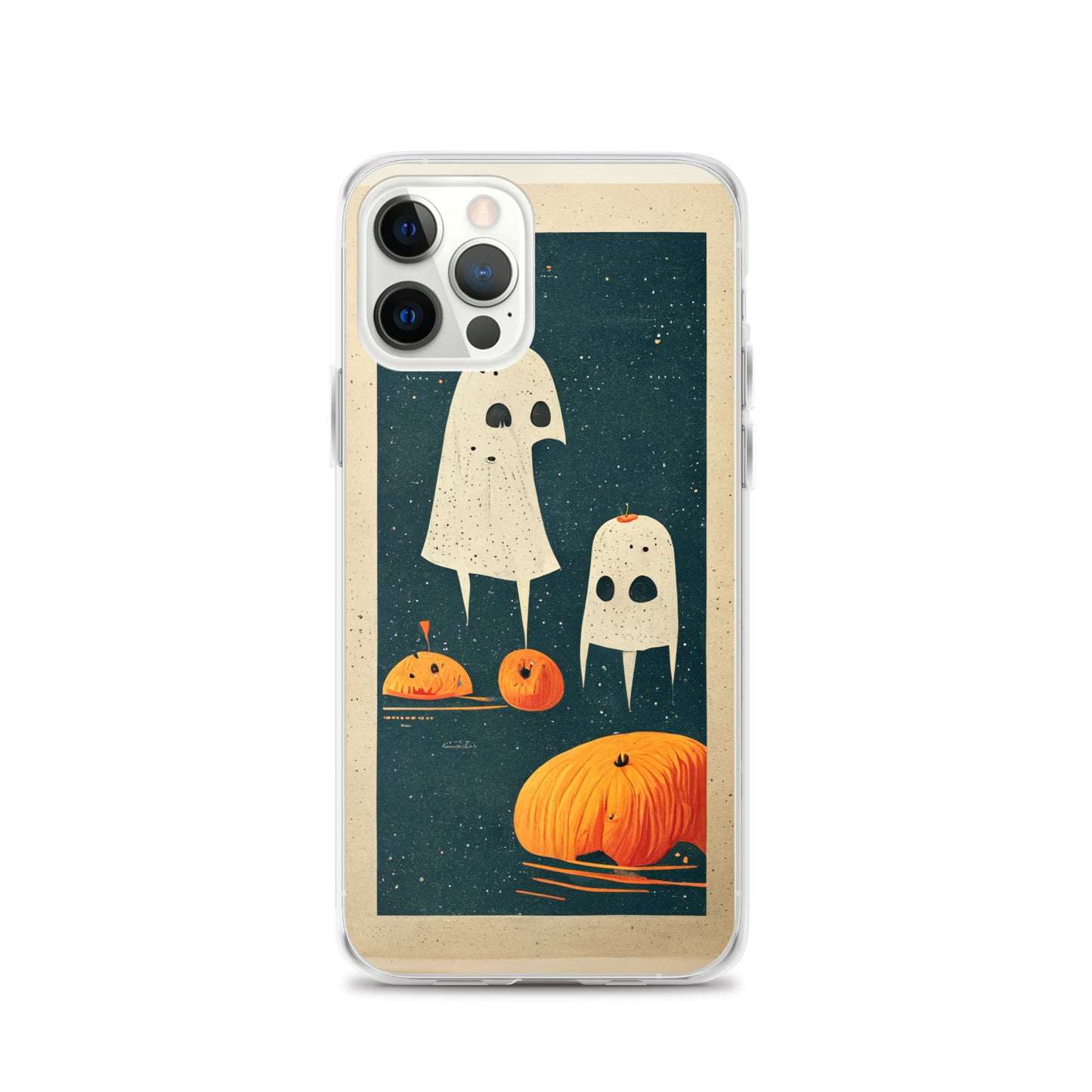 iPhone Case - Halloween Ghosts and Pumpkins