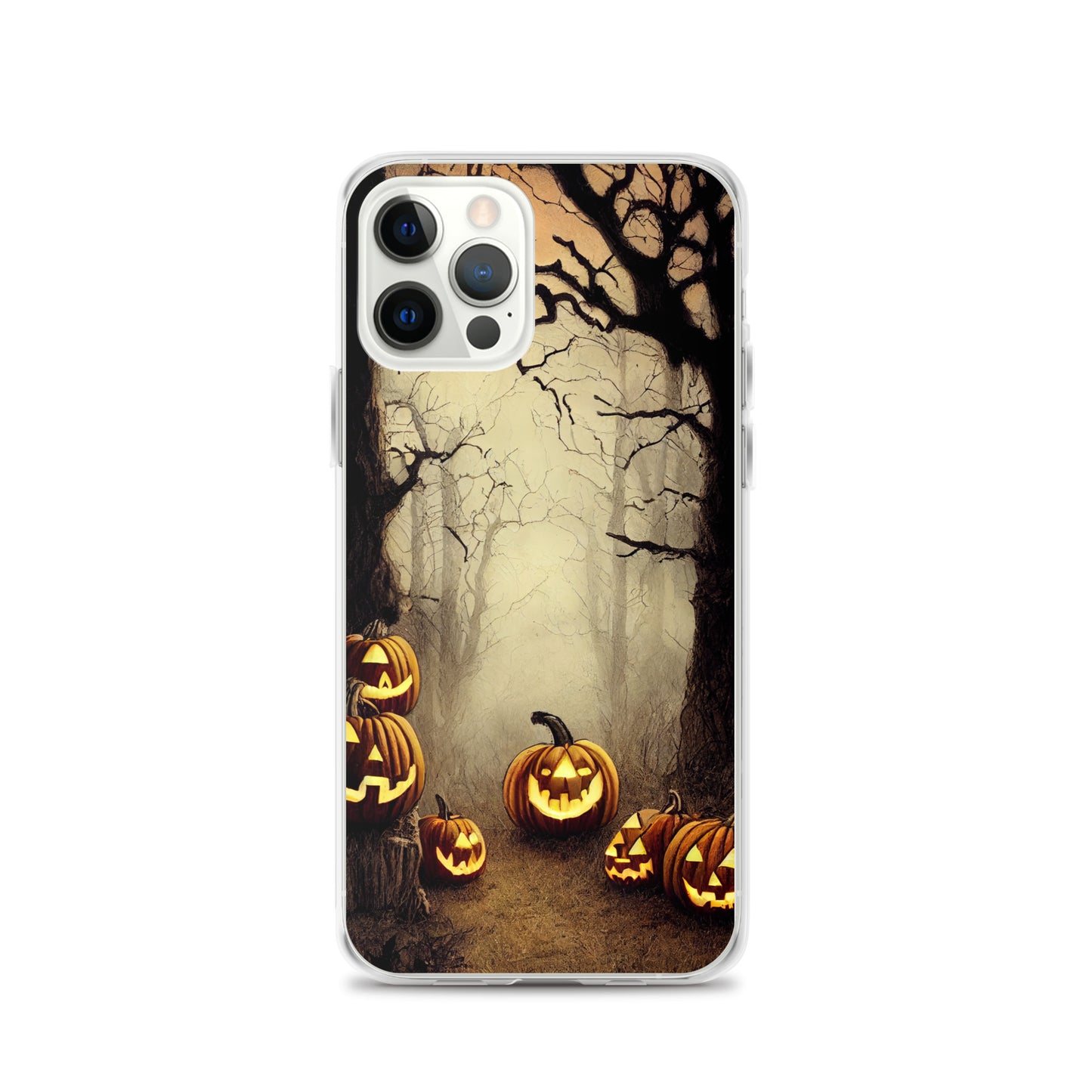 iPhone Case - Halloween Misty Forest Pumpkins