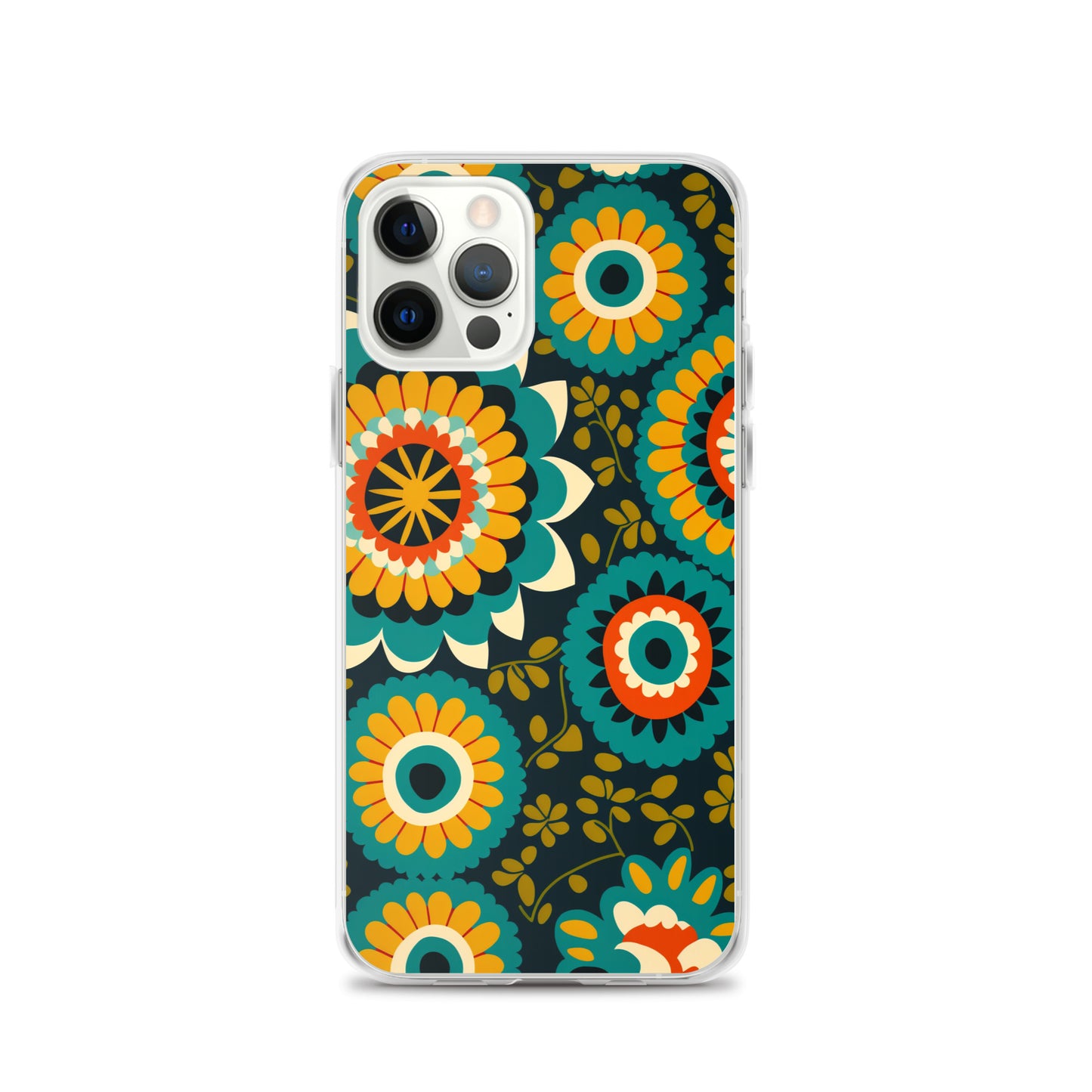 iPhone Case - Hints of Olive Floral Pattern