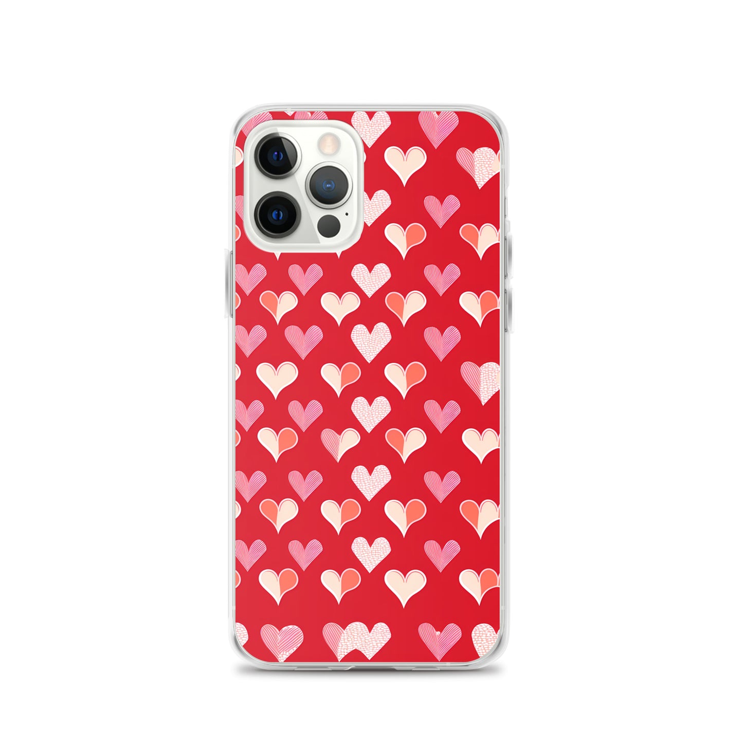 iPhone Case - Red and Pink Hearts