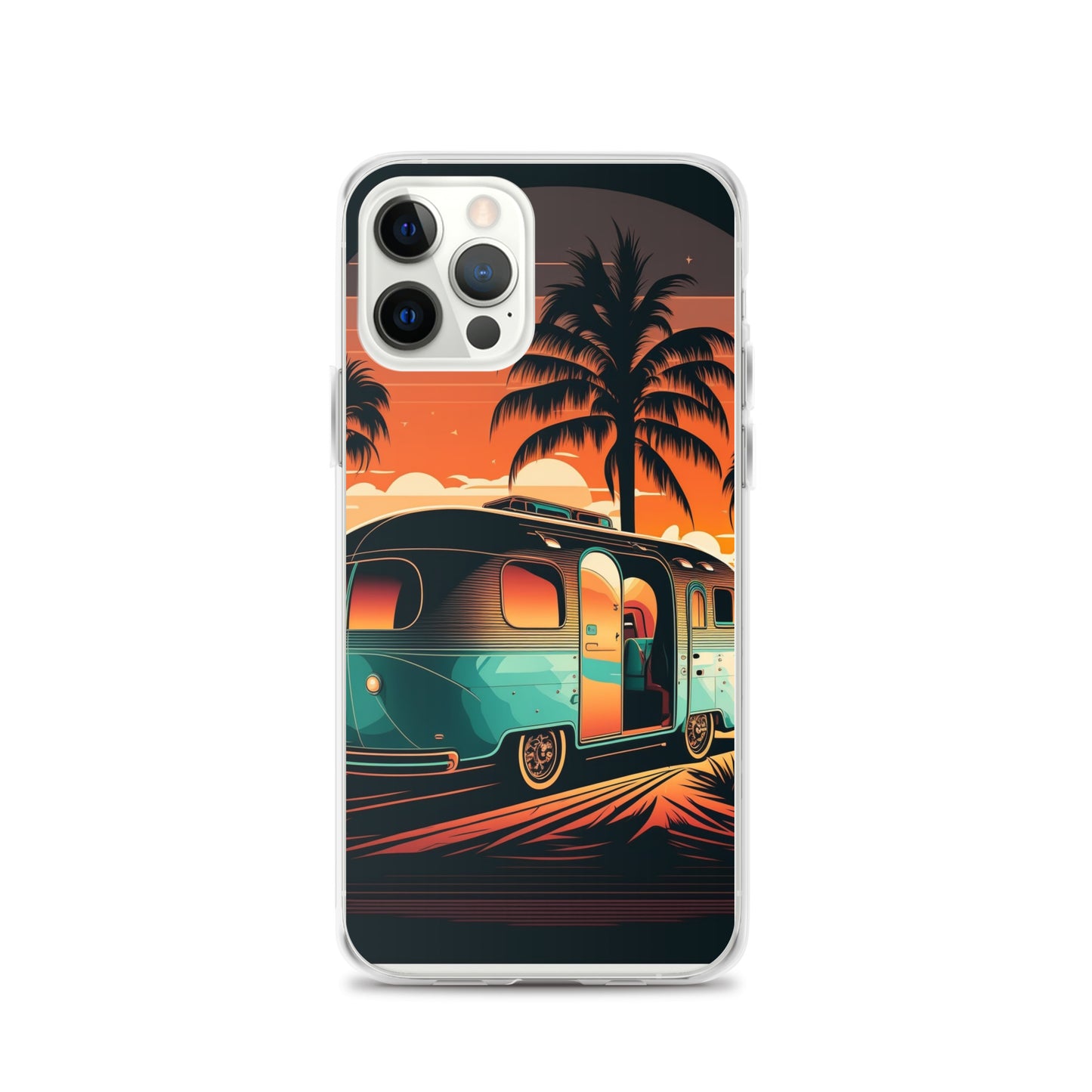 iPhone Case - Turquoise Camper at Beach Sunset