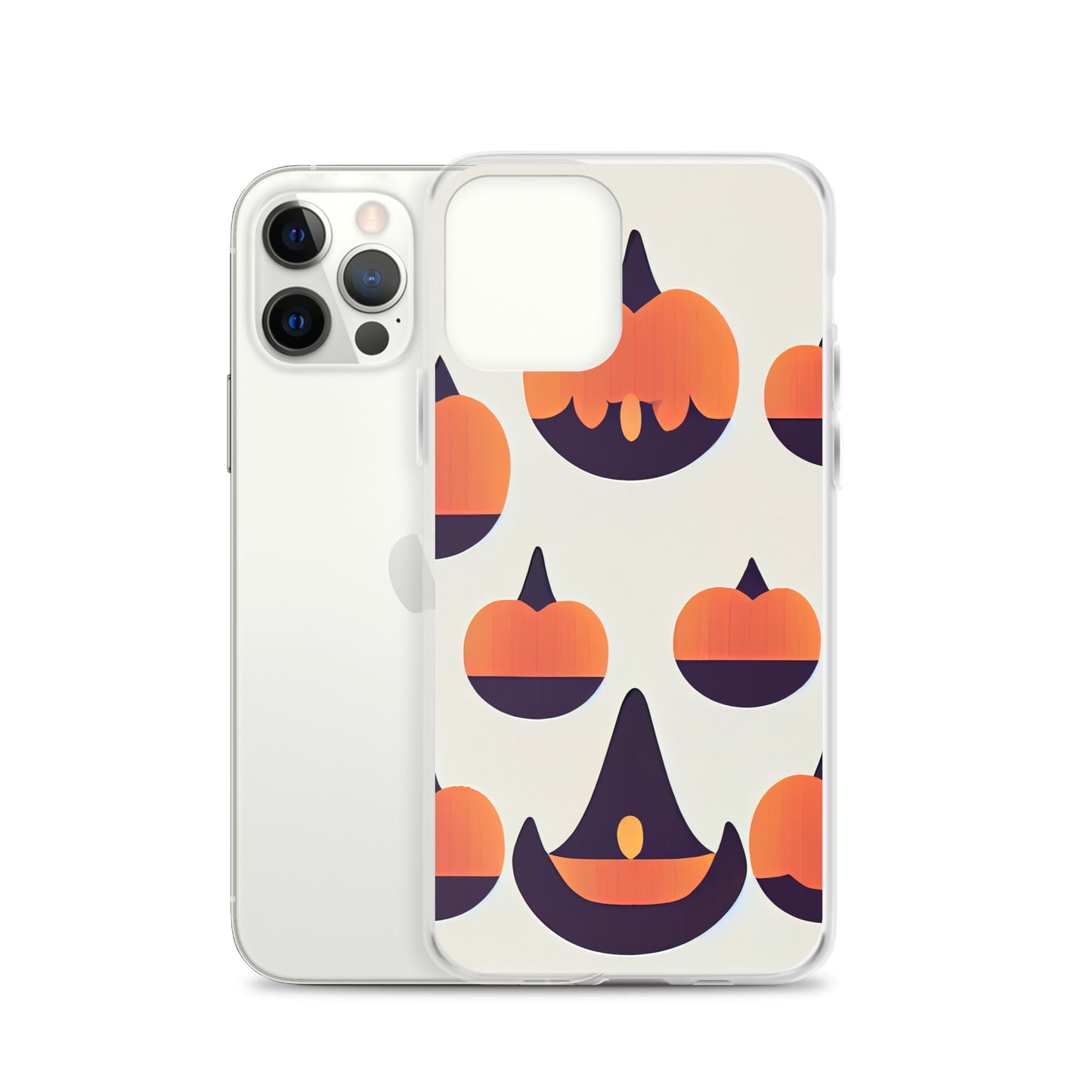 iPhone Case - Halloween Pumpkins and Witch Hats