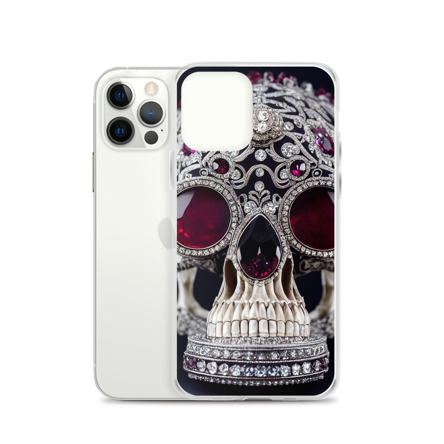 iPhone Case - Diamond and Ruby Skull