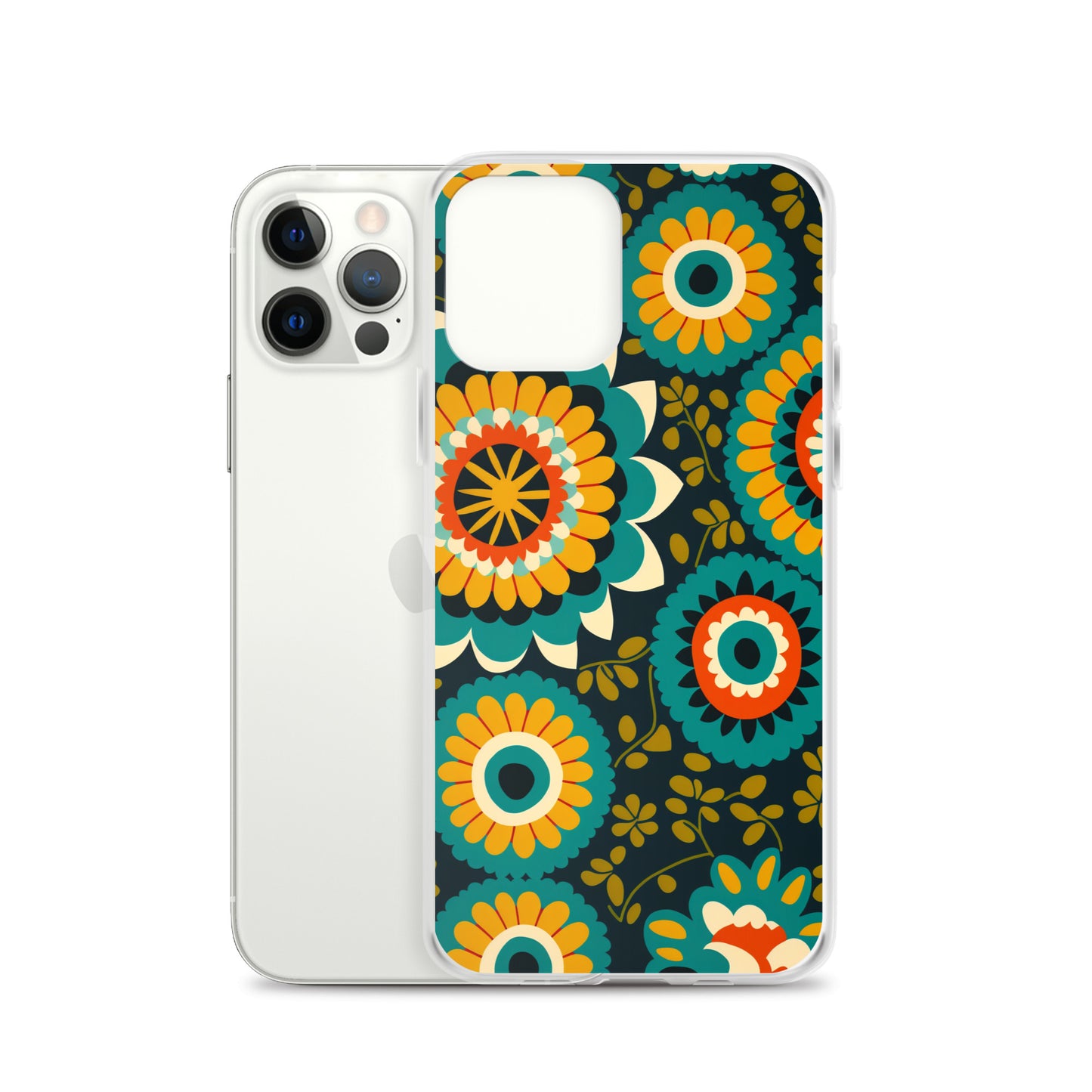iPhone Case - Hints of Olive Floral Pattern