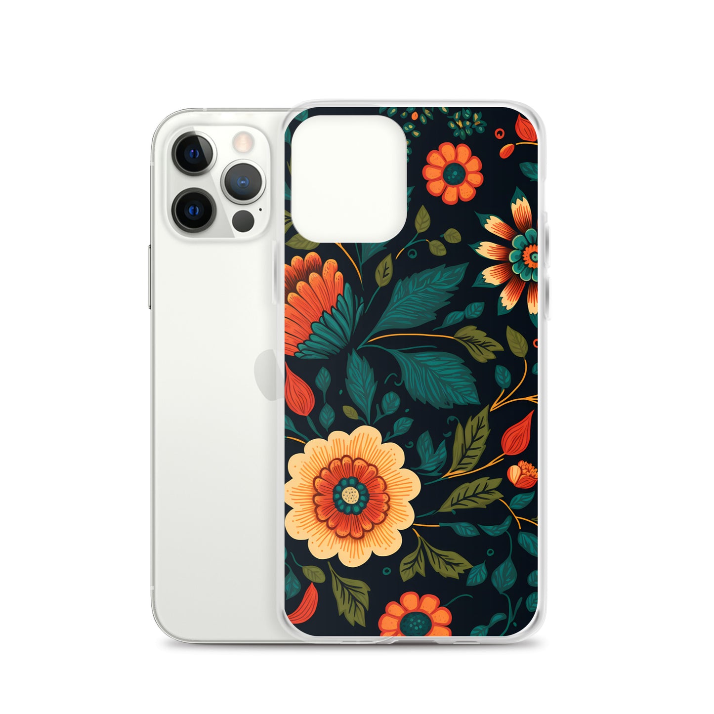 iPhone Case - Orange Florals
