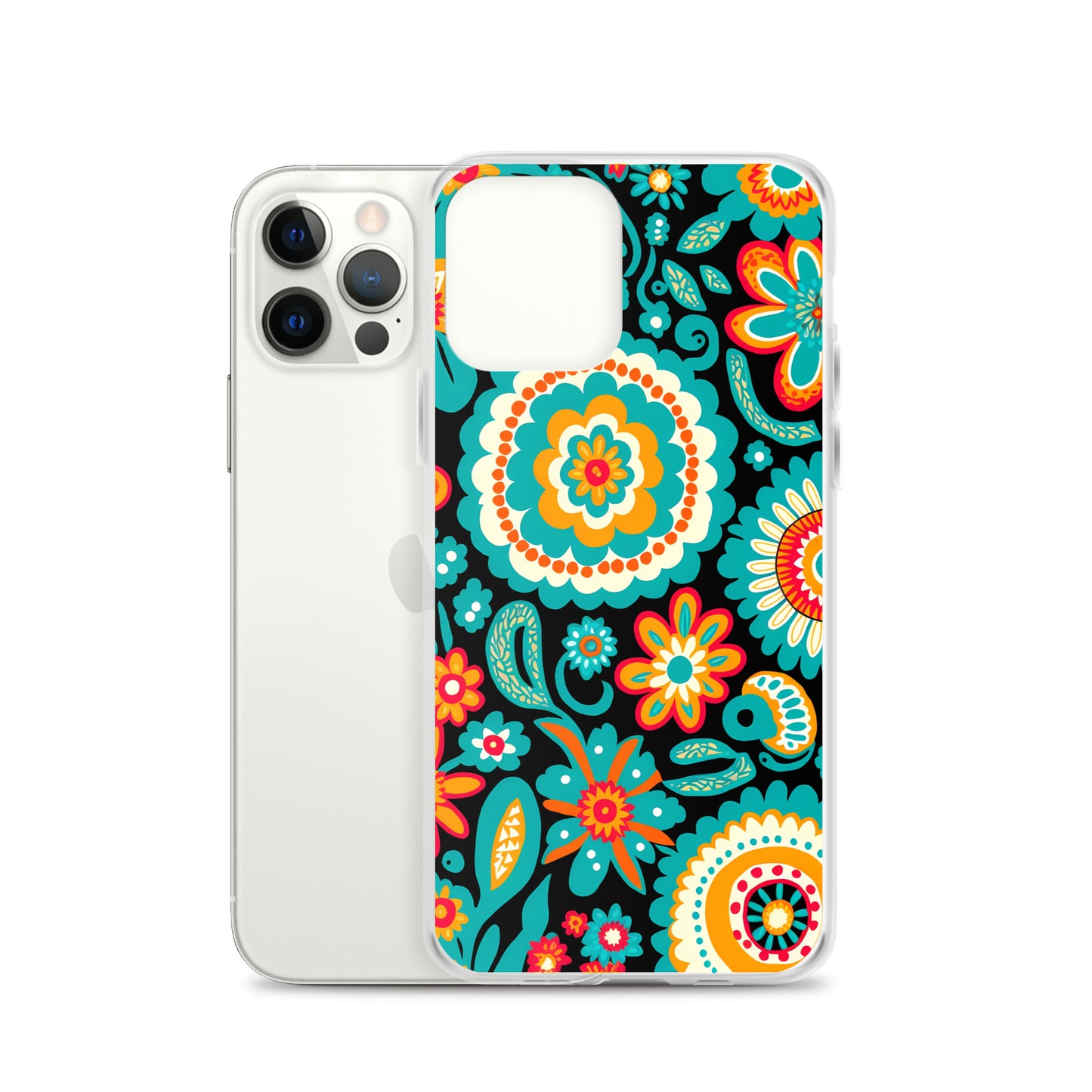 iPhone Case - Turquoise Floral
