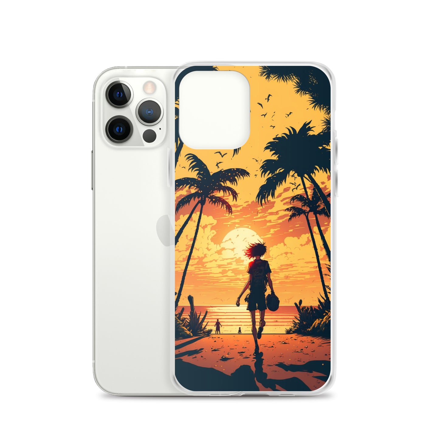 iPhone Case - Sunset Beachgoer