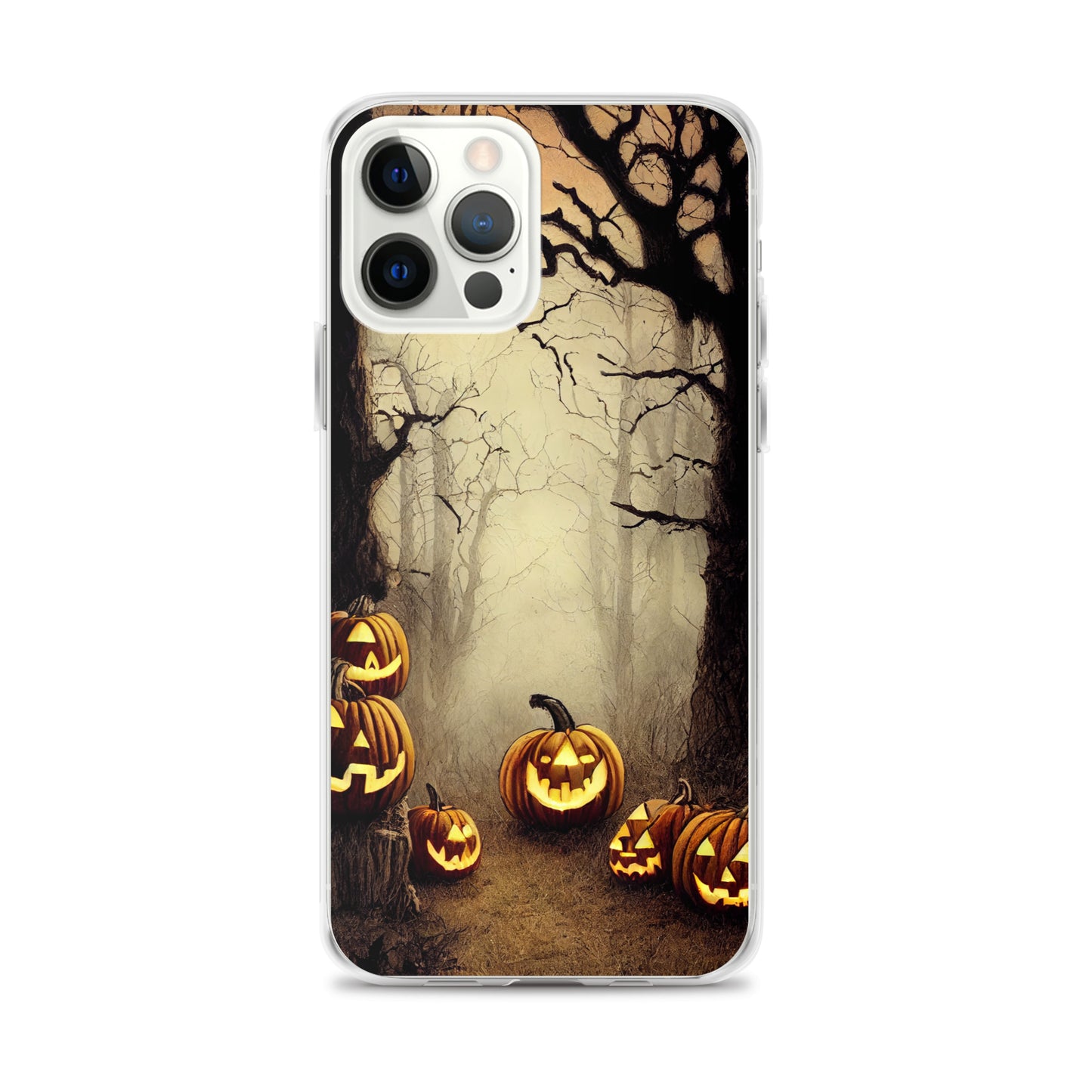 iPhone Case - Halloween Misty Forest Pumpkins