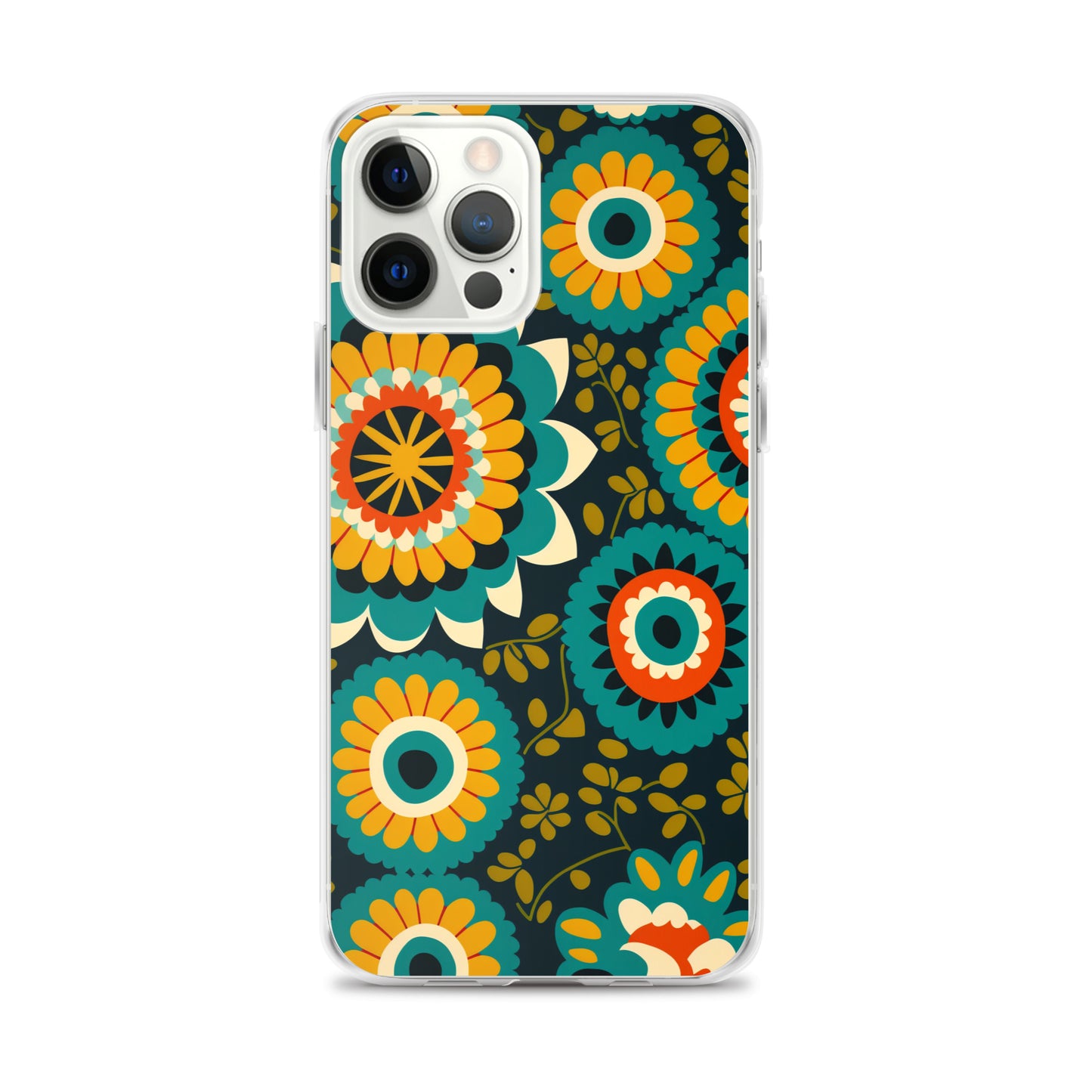iPhone Case - Hints of Olive Floral Pattern