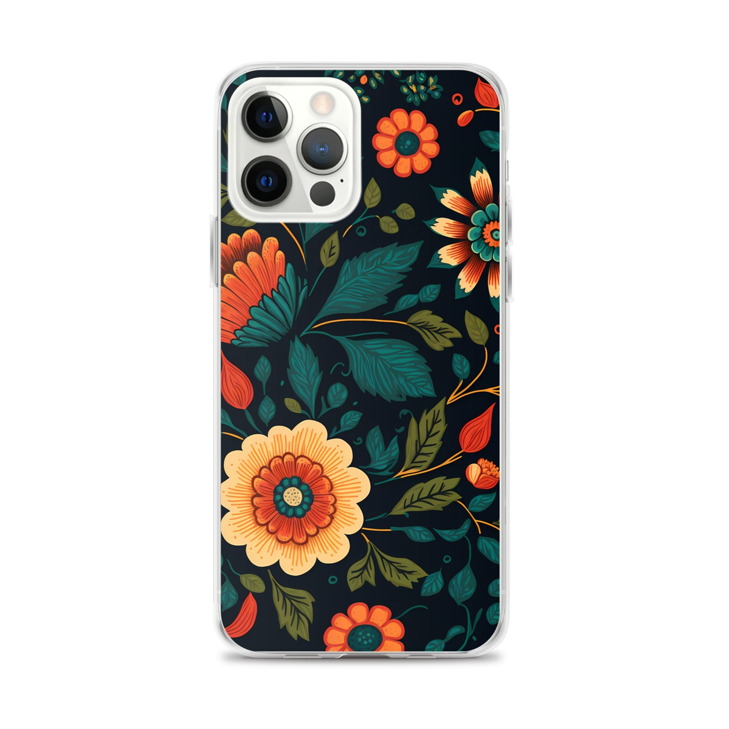 iPhone Case - Orange Florals