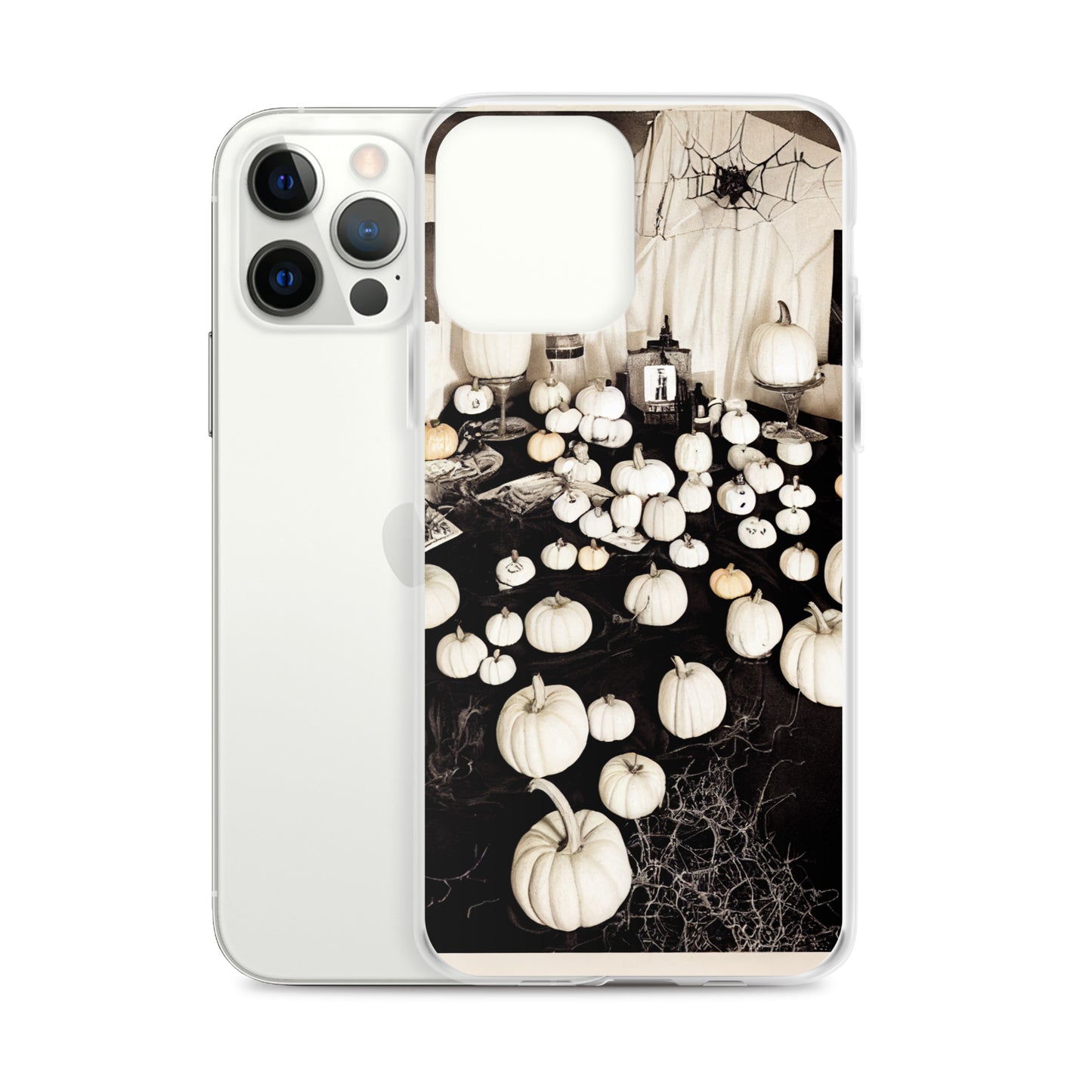 iPhone Case - Halloween White Pumpkins