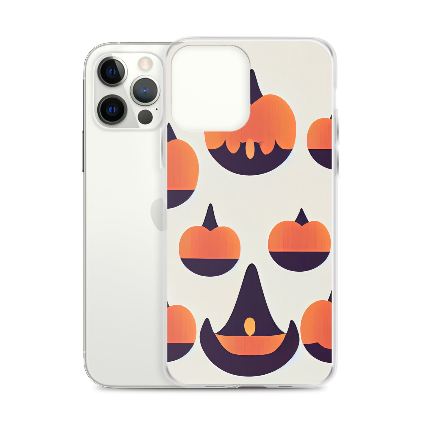 iPhone Case - Halloween Pumpkins and Witch Hats