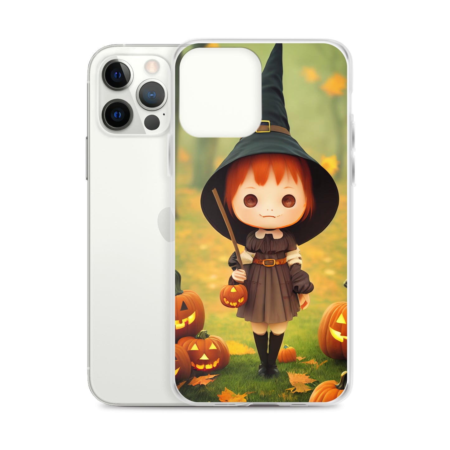 iPhone Case - Red Head Halloween Witch Girl
