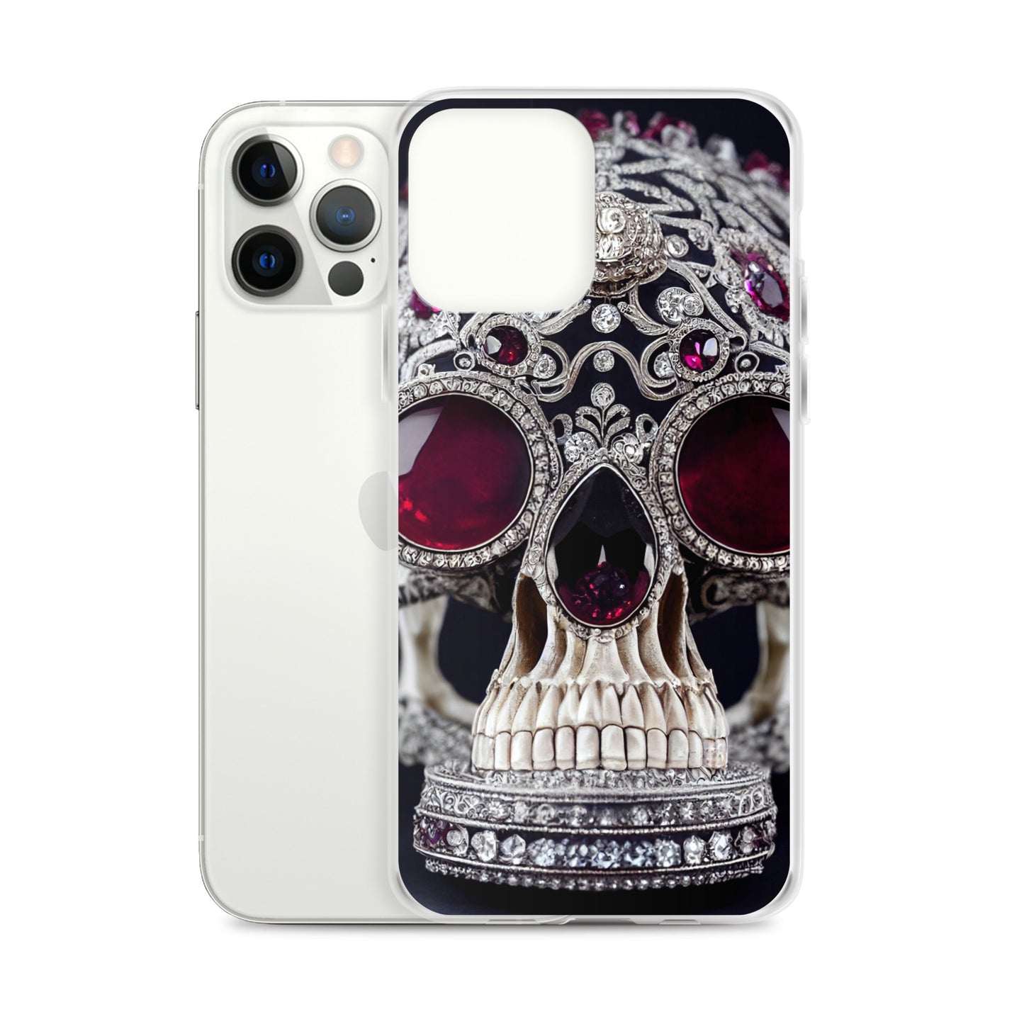 iPhone Case - Diamond and Ruby Skull