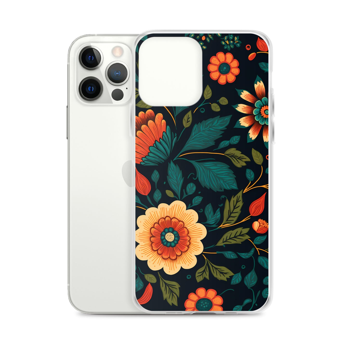 iPhone Case - Orange Florals