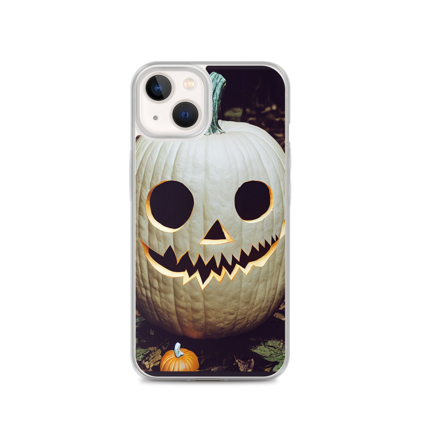 iPhone Case - Halloween White Jack-o-Lantern