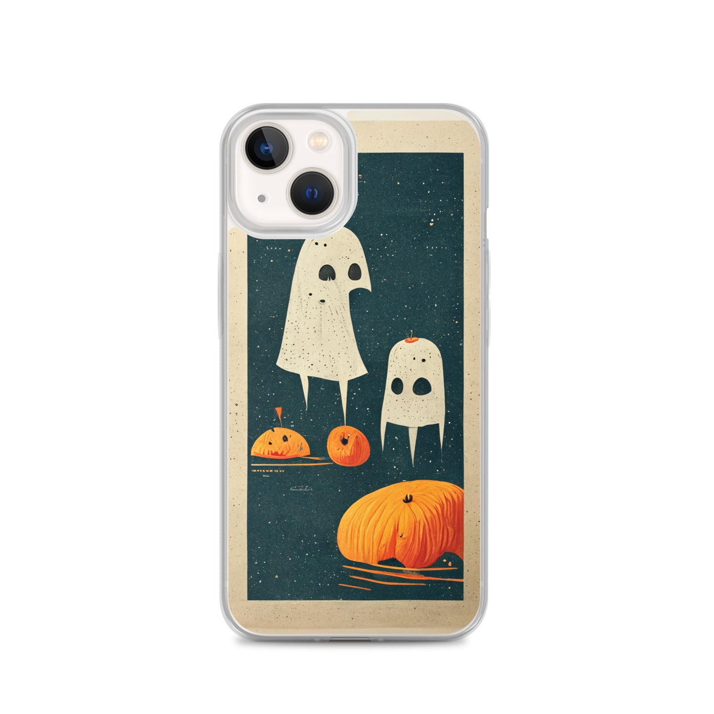 iPhone Case - Halloween Ghosts and Pumpkins
