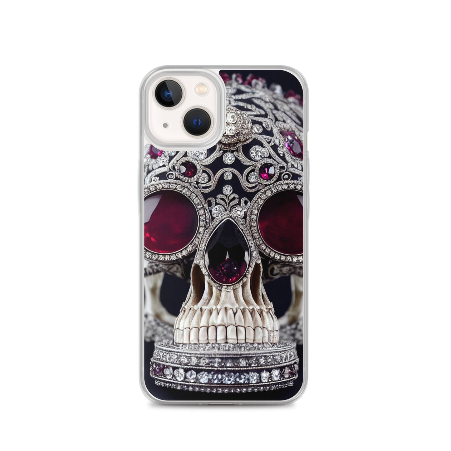 iPhone Case - Diamond and Ruby Skull