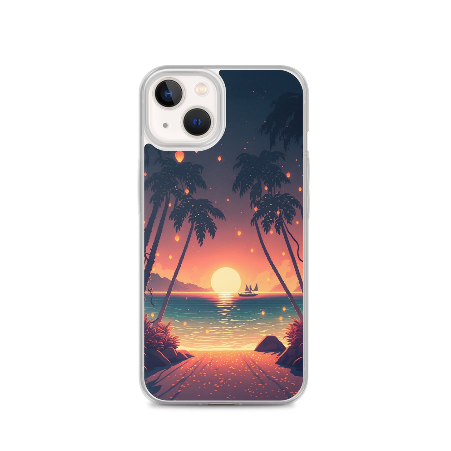 iPhone Case - Dancing Lights at Sunset