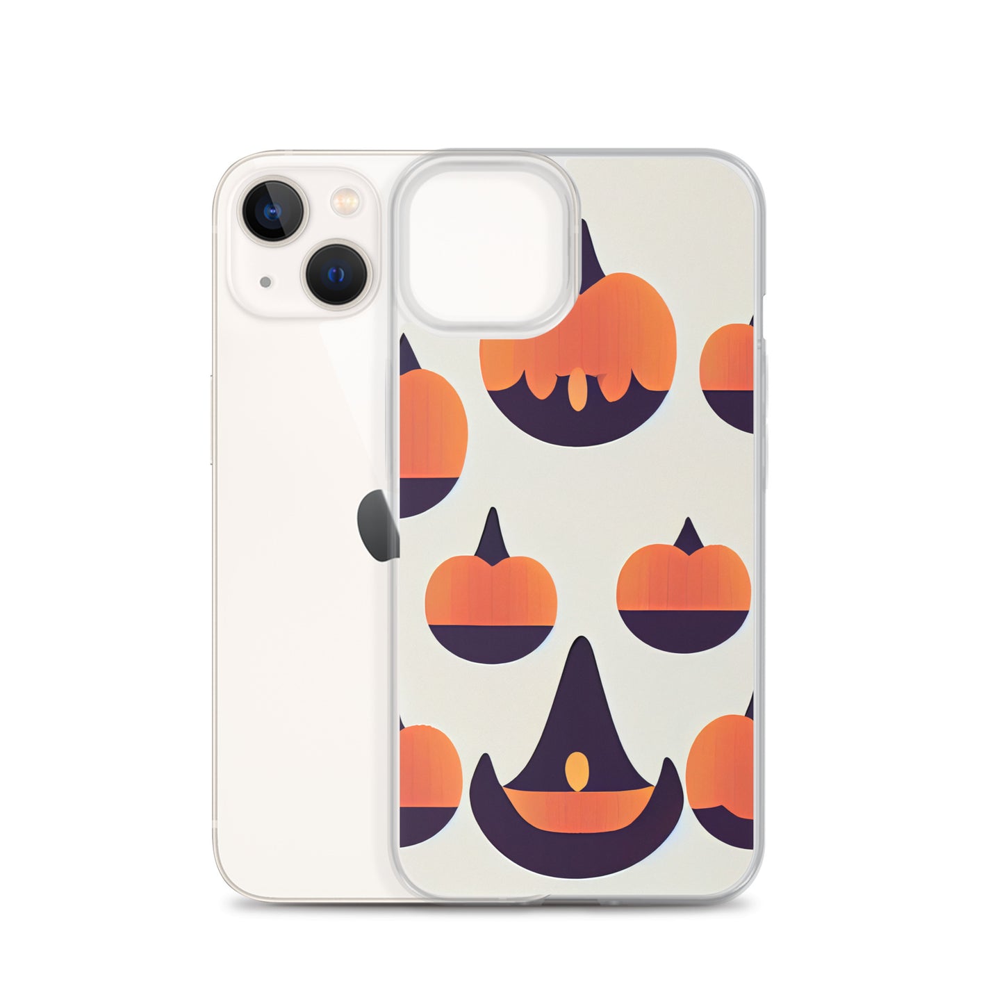 iPhone Case - Halloween Pumpkins and Witch Hats