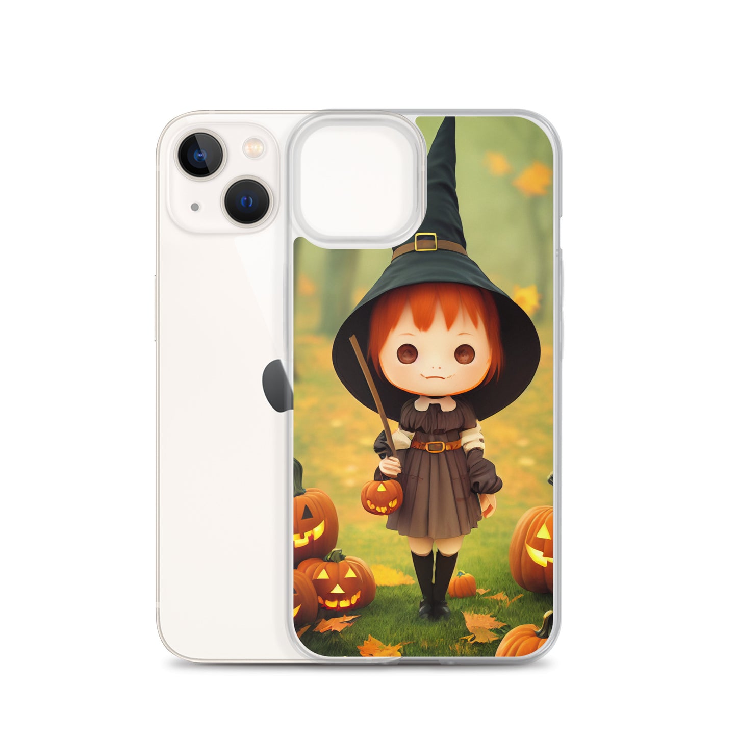 iPhone Case - Red Head Halloween Witch Girl
