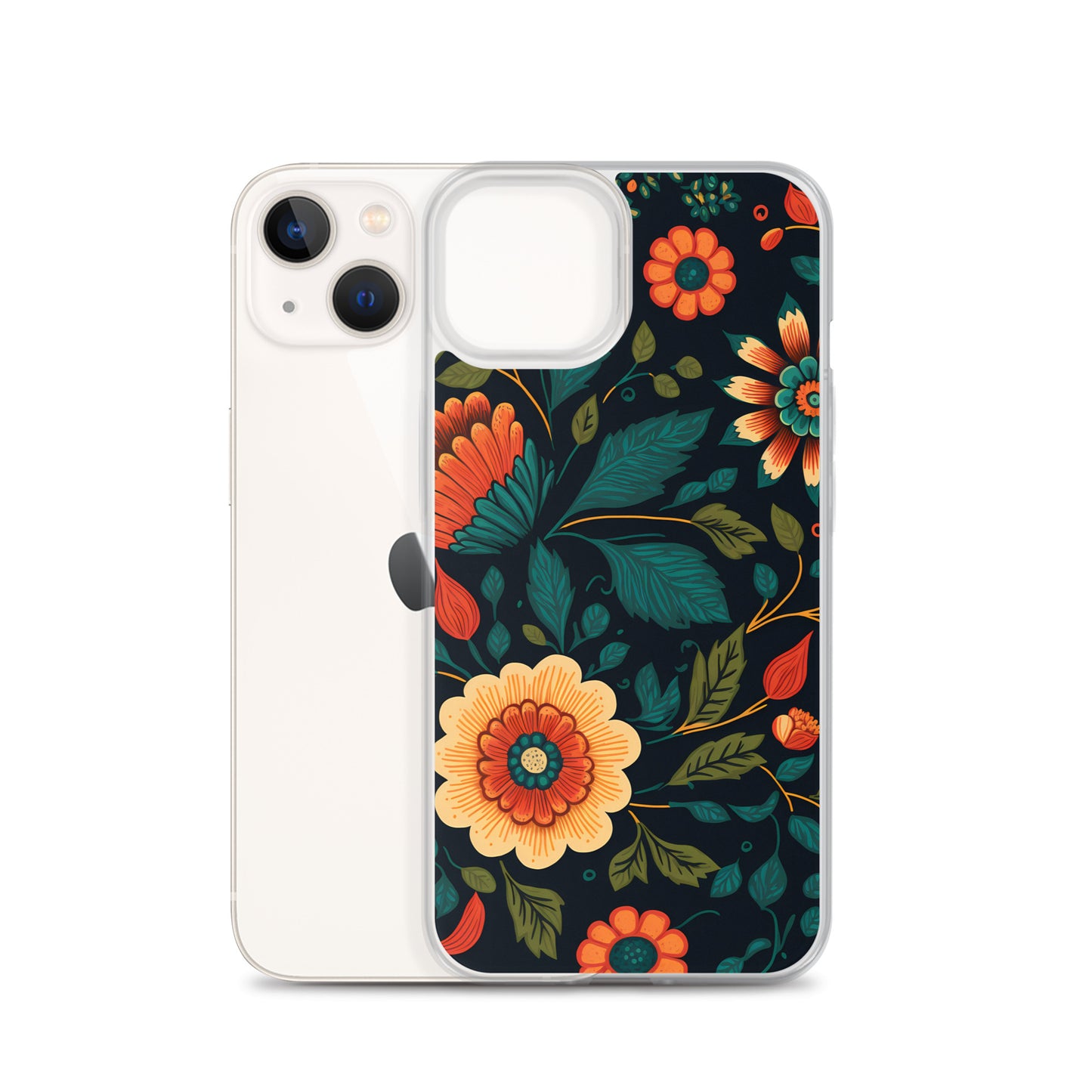 iPhone Case - Orange Florals