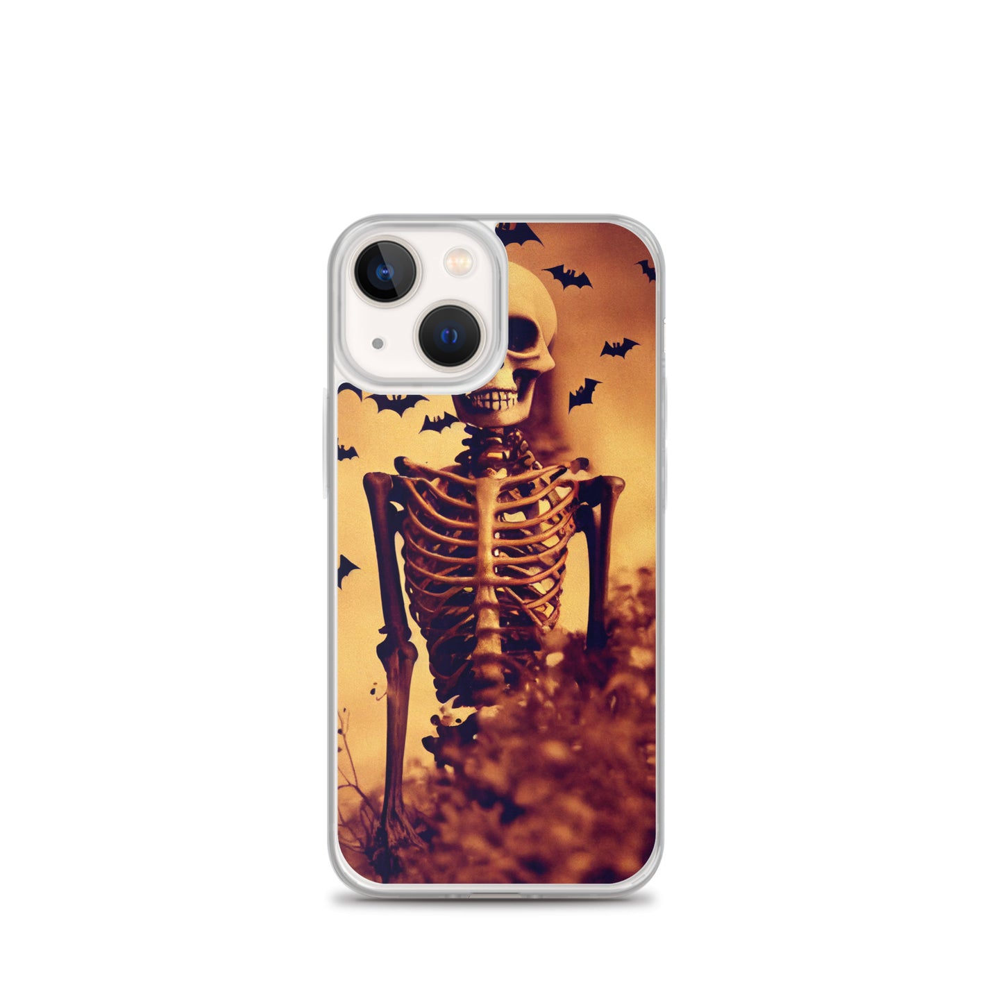 iPhone Case - Halloween Skeleton and Bats