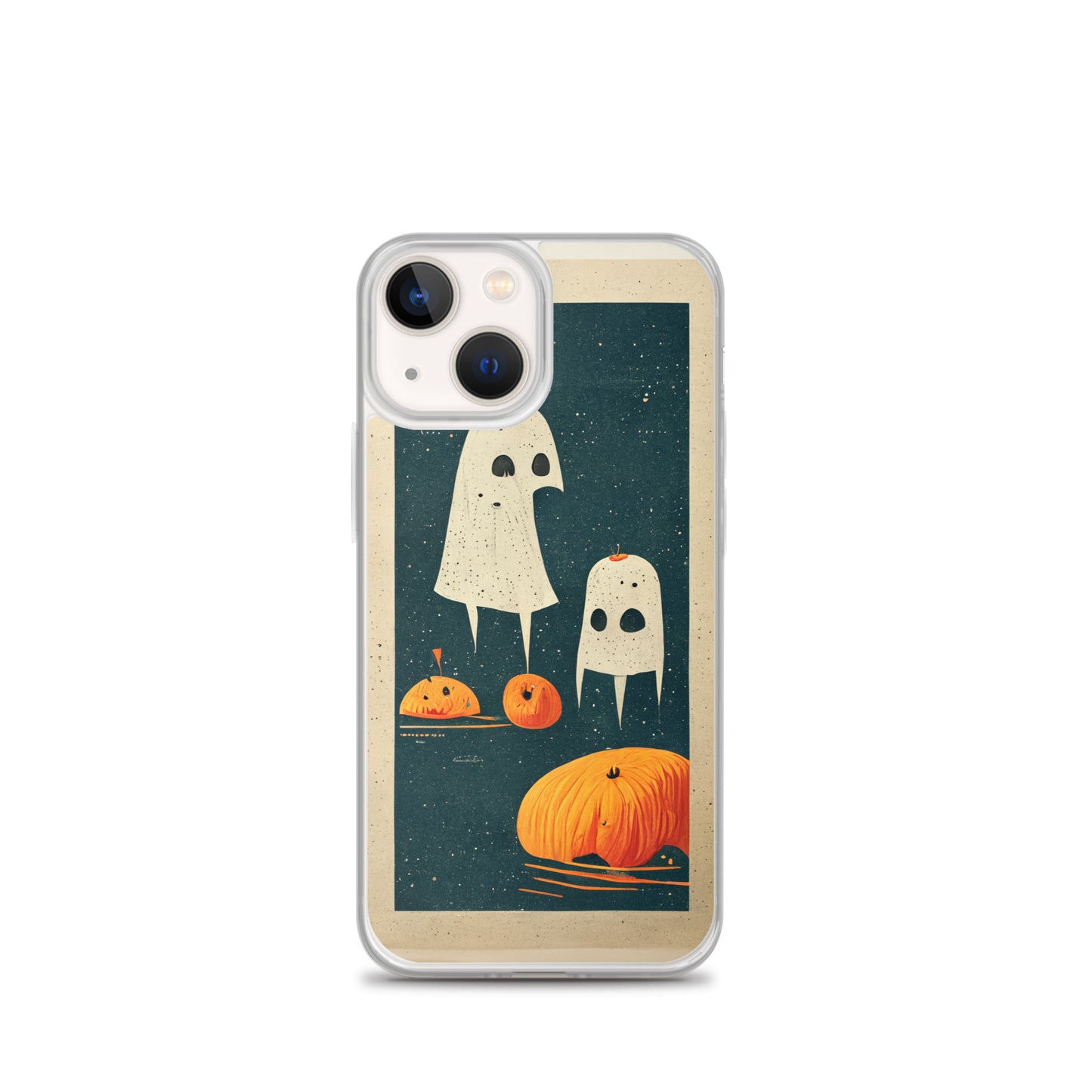 iPhone Case - Halloween Ghosts and Pumpkins