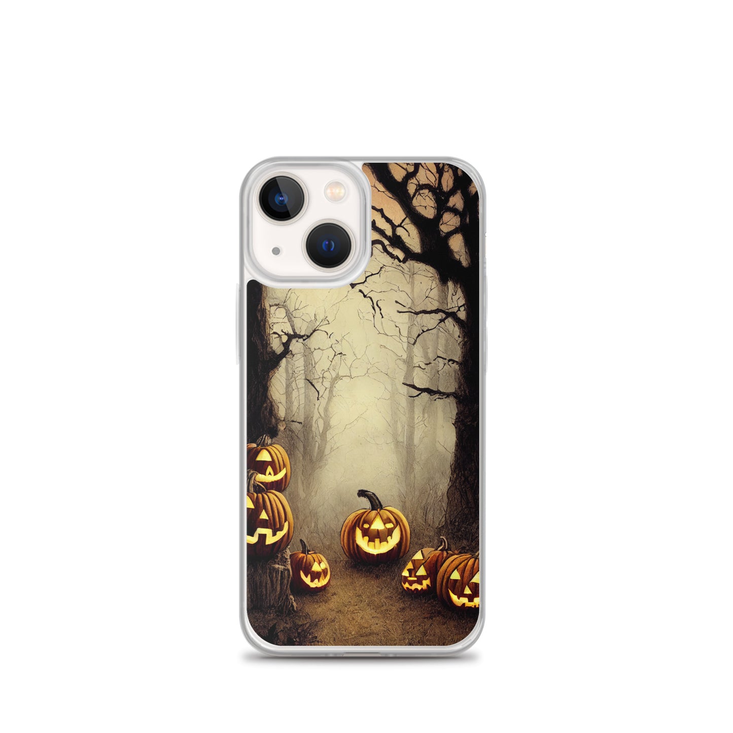 iPhone Case - Halloween Misty Forest Pumpkins