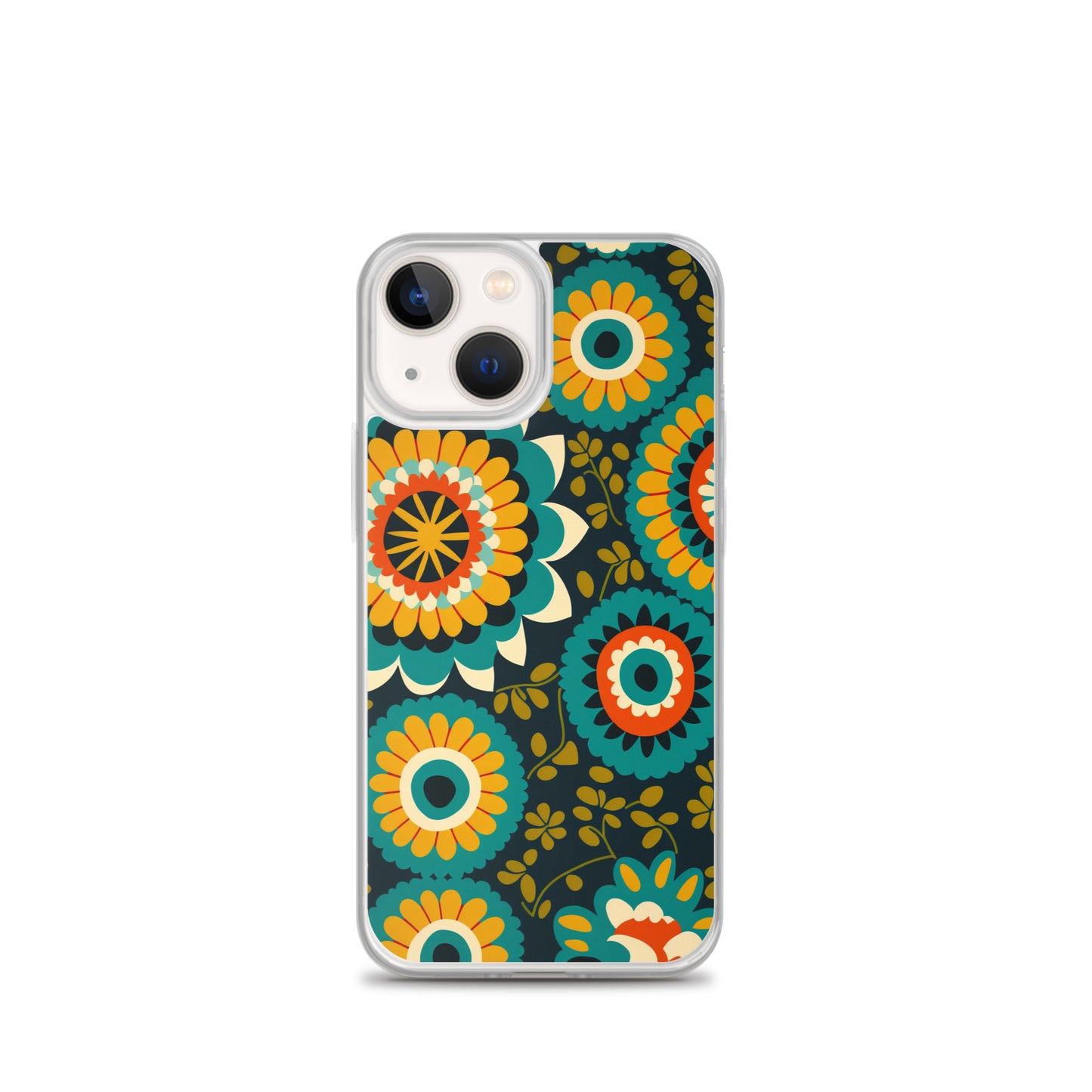 iPhone Case - Hints of Olive Floral Pattern