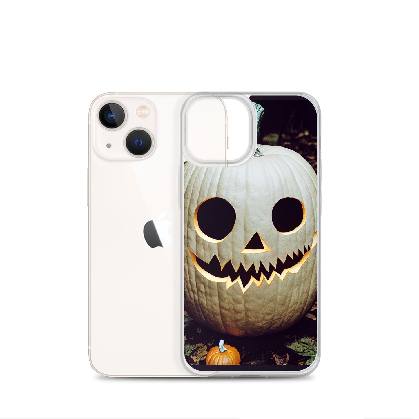 iPhone Case - Halloween White Jack-o-Lantern