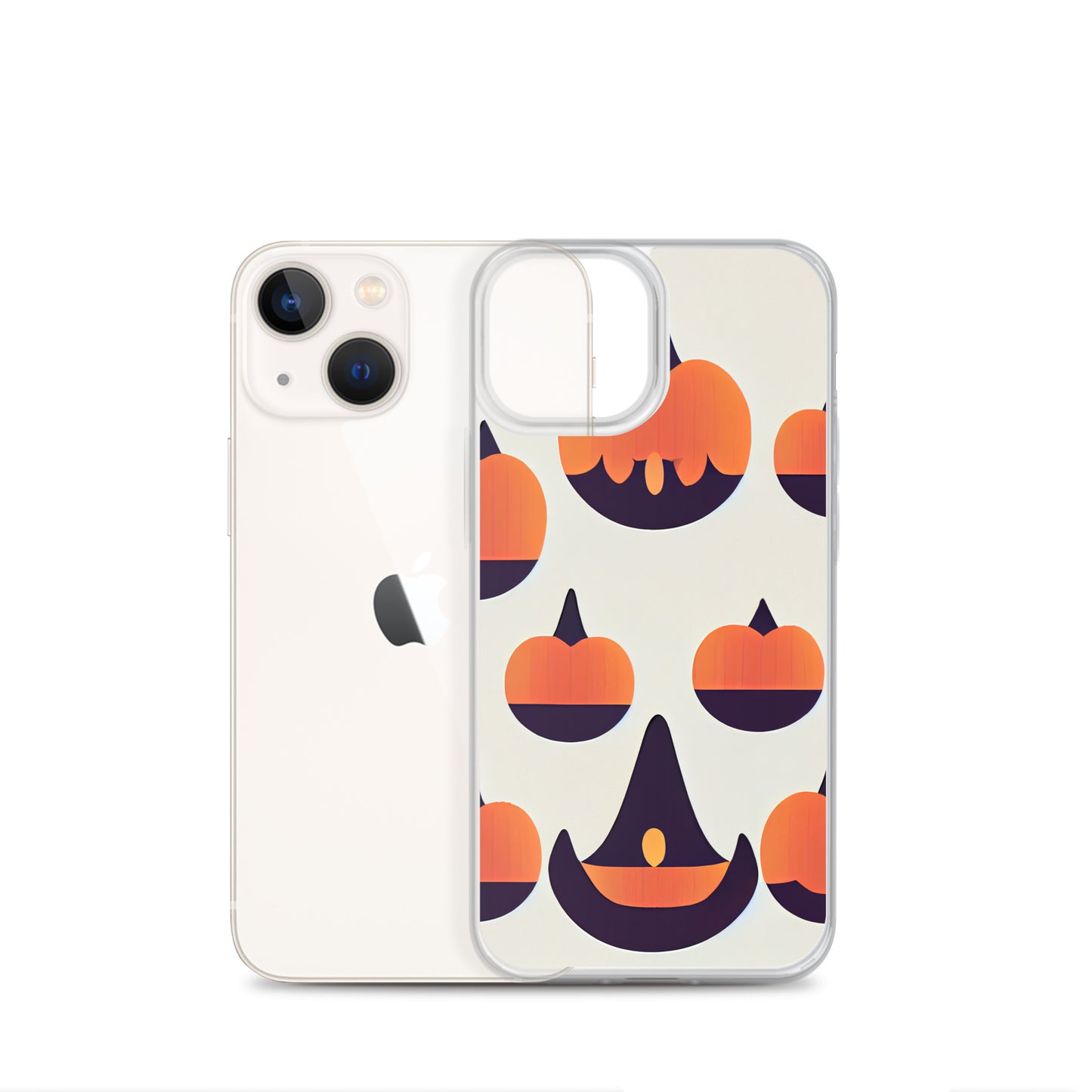 iPhone Case - Halloween Pumpkins and Witch Hats