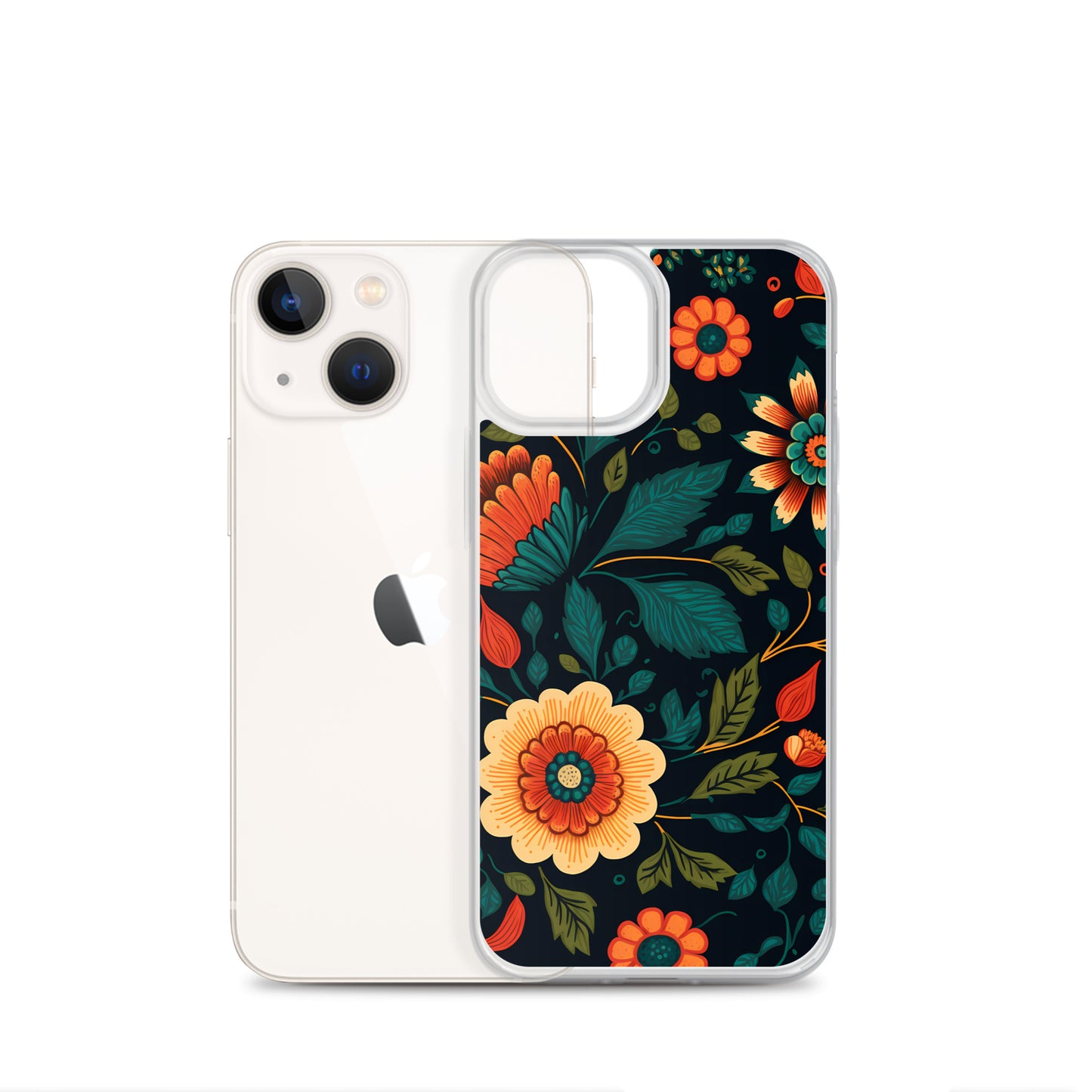 iPhone Case - Orange Florals