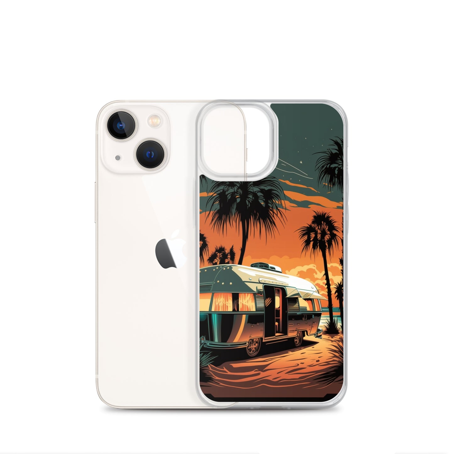 iPhone Case - Silver Beach Camper