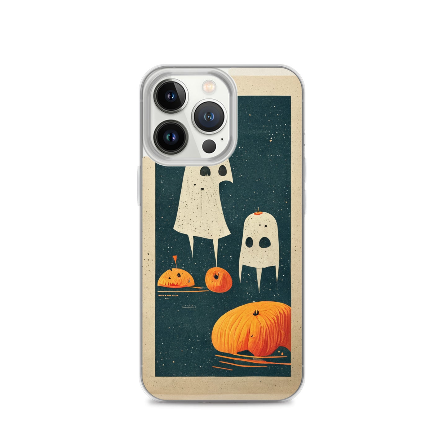 iPhone Case - Halloween Ghosts and Pumpkins