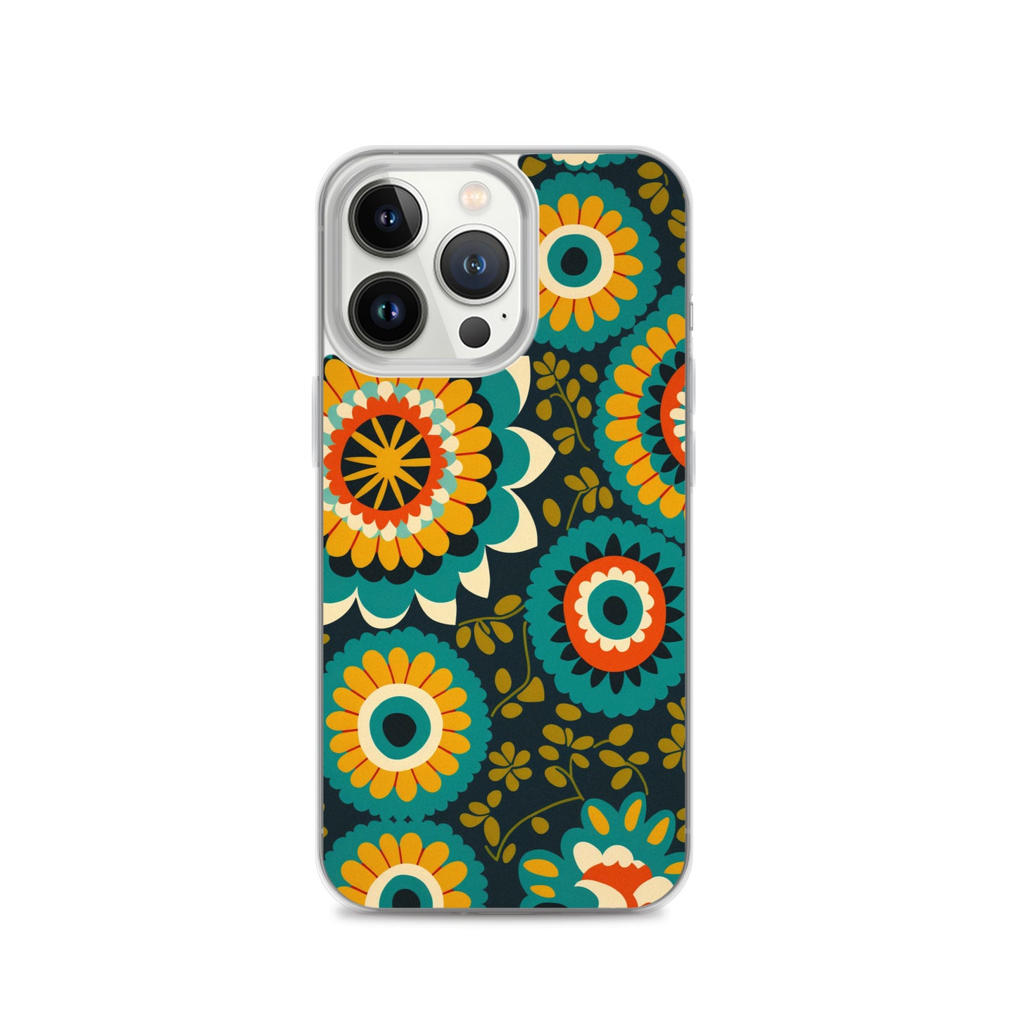 iPhone Case - Hints of Olive Floral Pattern