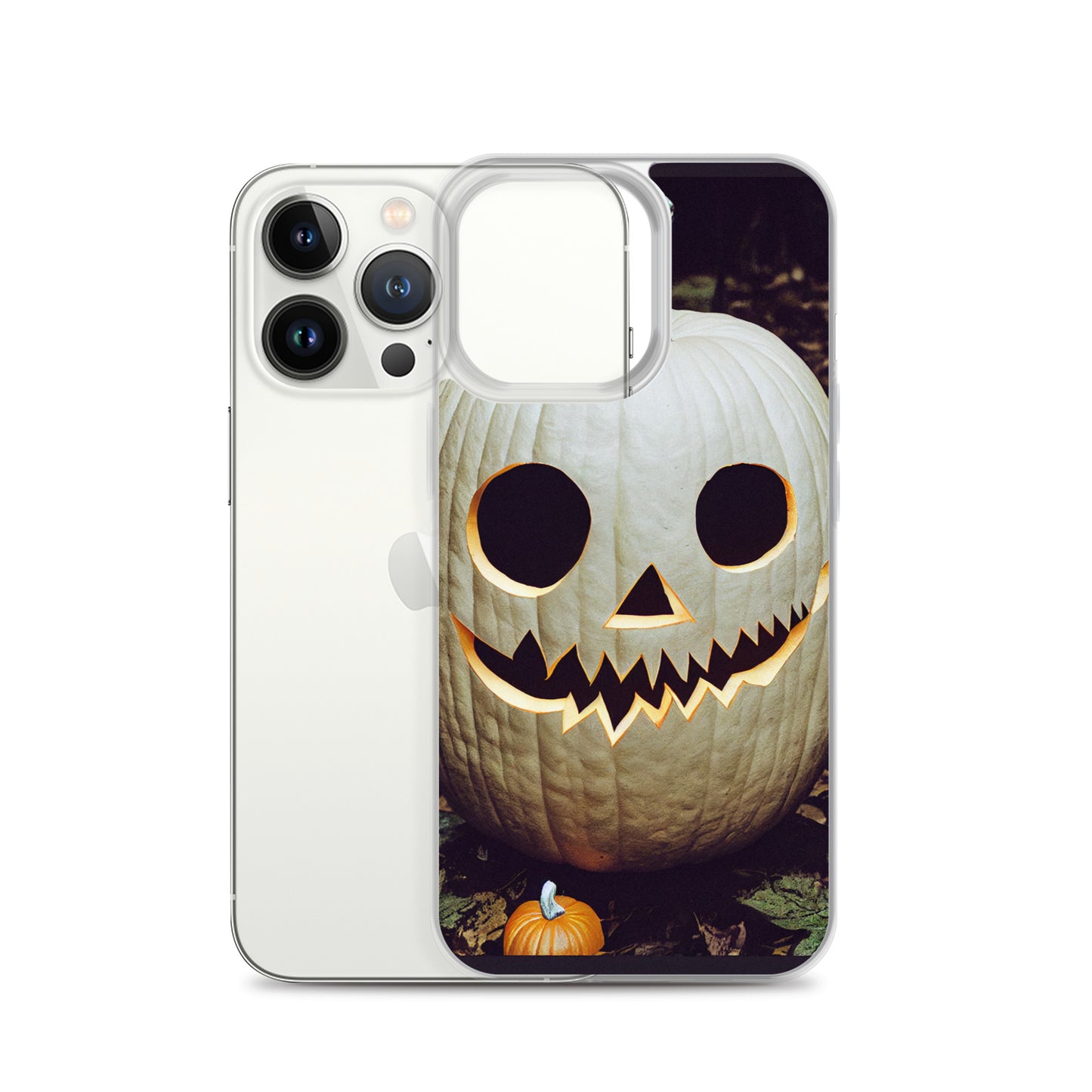 iPhone Case - Halloween White Jack-o-Lantern