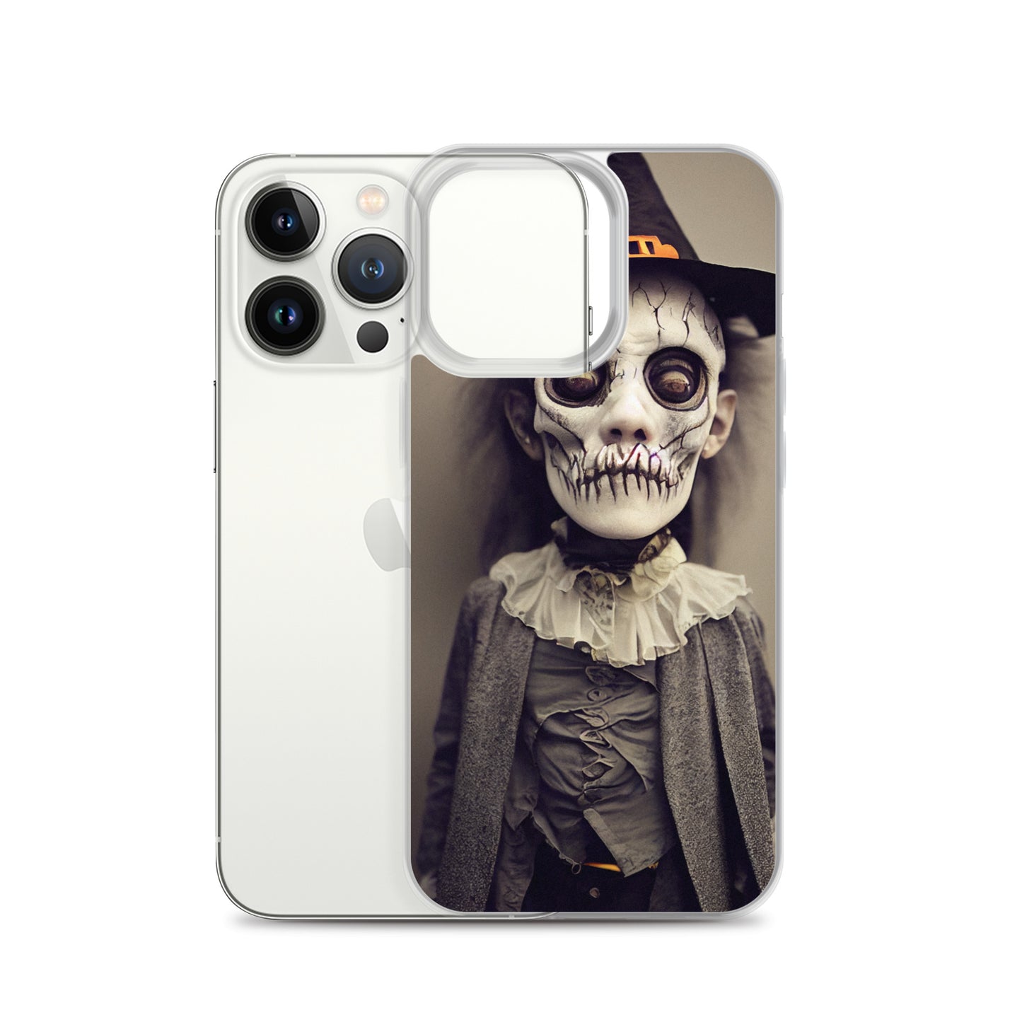 iPhone Case - Halloween Scary Witch Kid